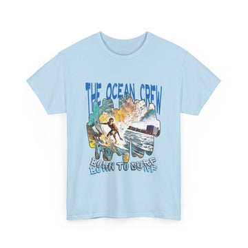 Unisex Heavy Cotton Tee Born to Surf