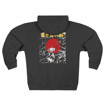 Cultural Vibes Unisex-Kapuzenpullover mit Reißverschluss – japanisch inspiriertes Design