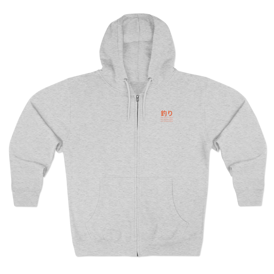 Cultural Vibes Unisex-Kapuzenpullover mit Reißverschluss – japanisch inspiriertes Design