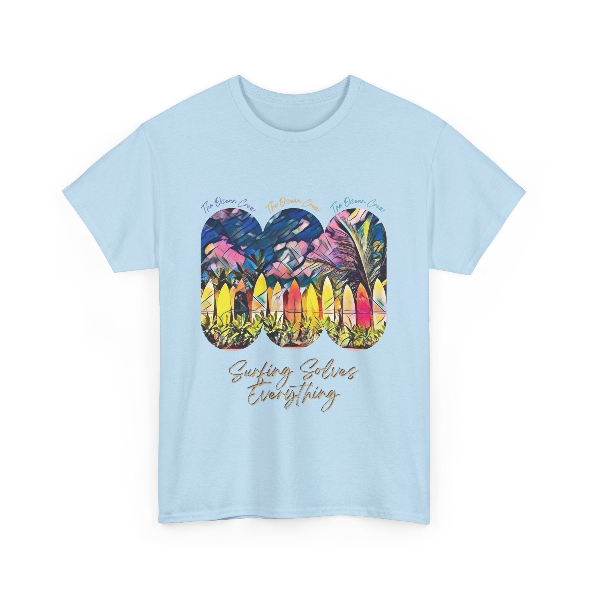 Unisex Heavy Cotton Tee Surf Palm