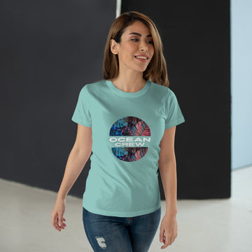 Tropical Dream Women's T-shirt, Ocean Crew, Eco-Friendly Apparel