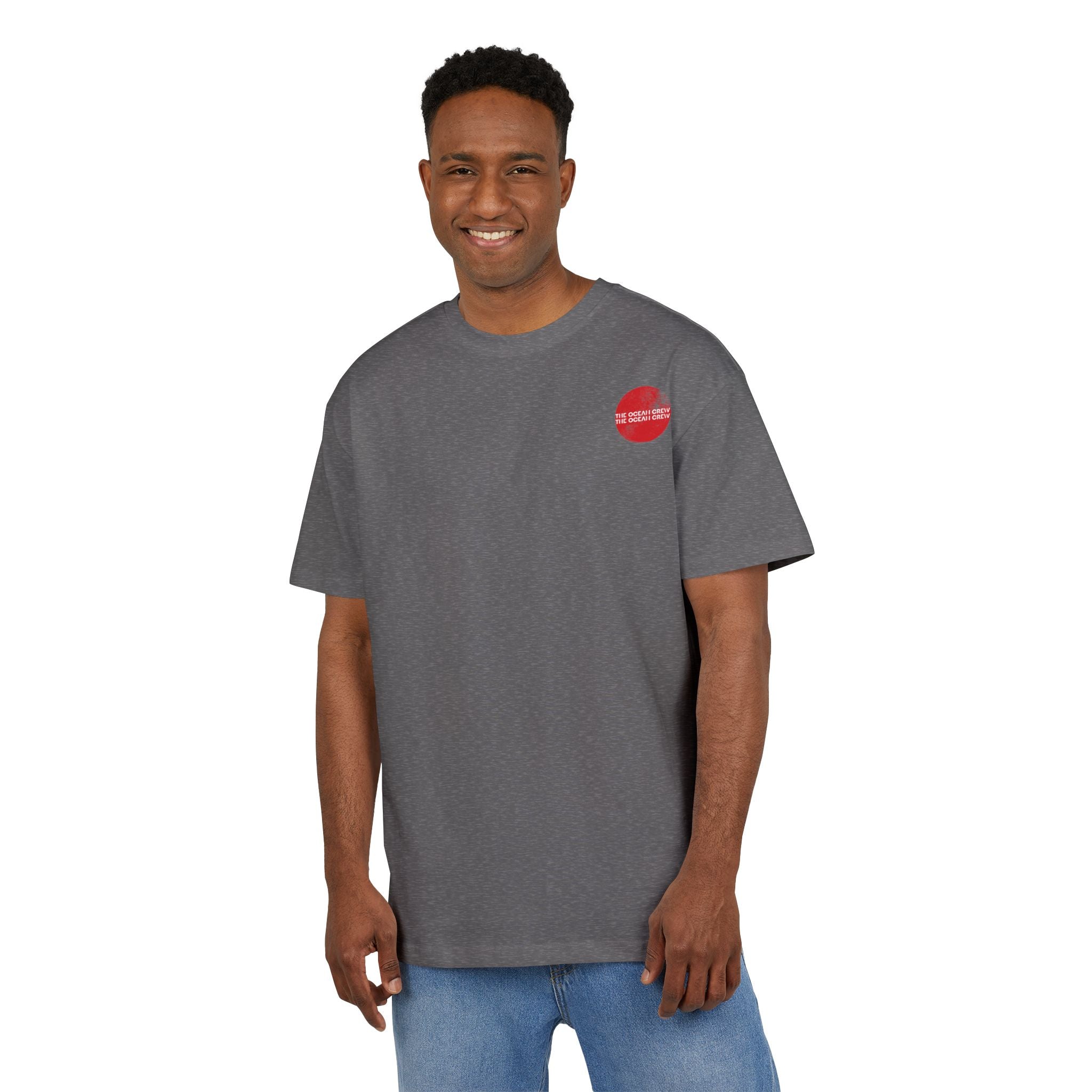 Der Samurai des Ozeans Sun Scratch - Unisex Heavy Oversize T-Shirt