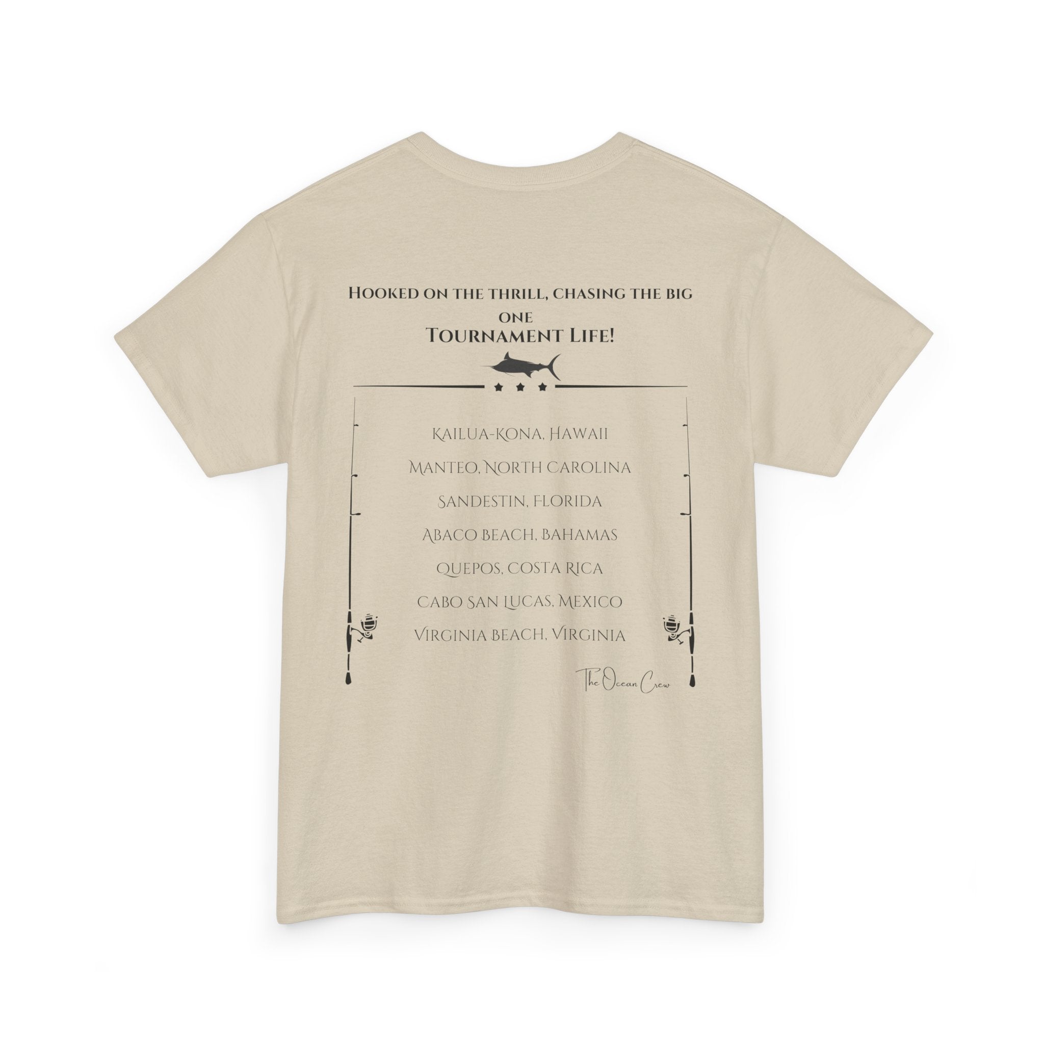 Unisex Heavy Cotton Tee Tournament Rod