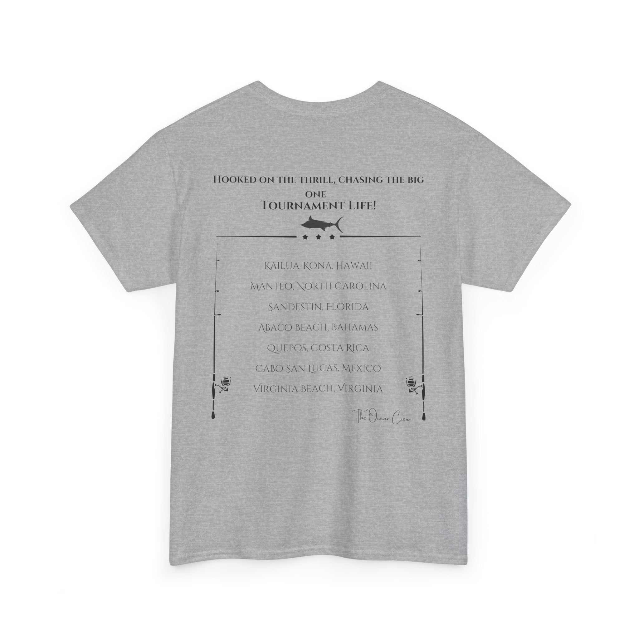 Unisex Heavy Cotton Tee Tournament Rod