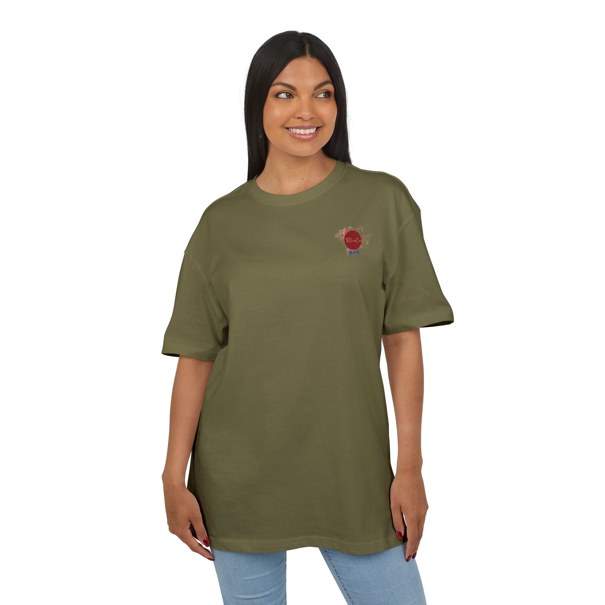 The Samurai of the Ocean Sun- Unisex Heavy Oversize T-Shirt