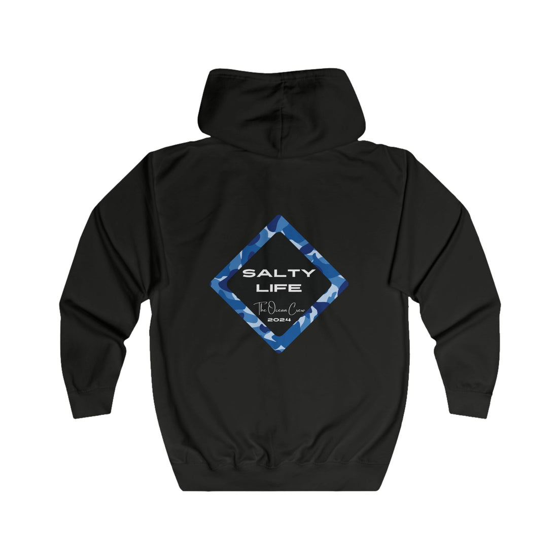 Salty Life Unisex Full Zip Hoodie, Entspannter Stil, Strandbekleidung