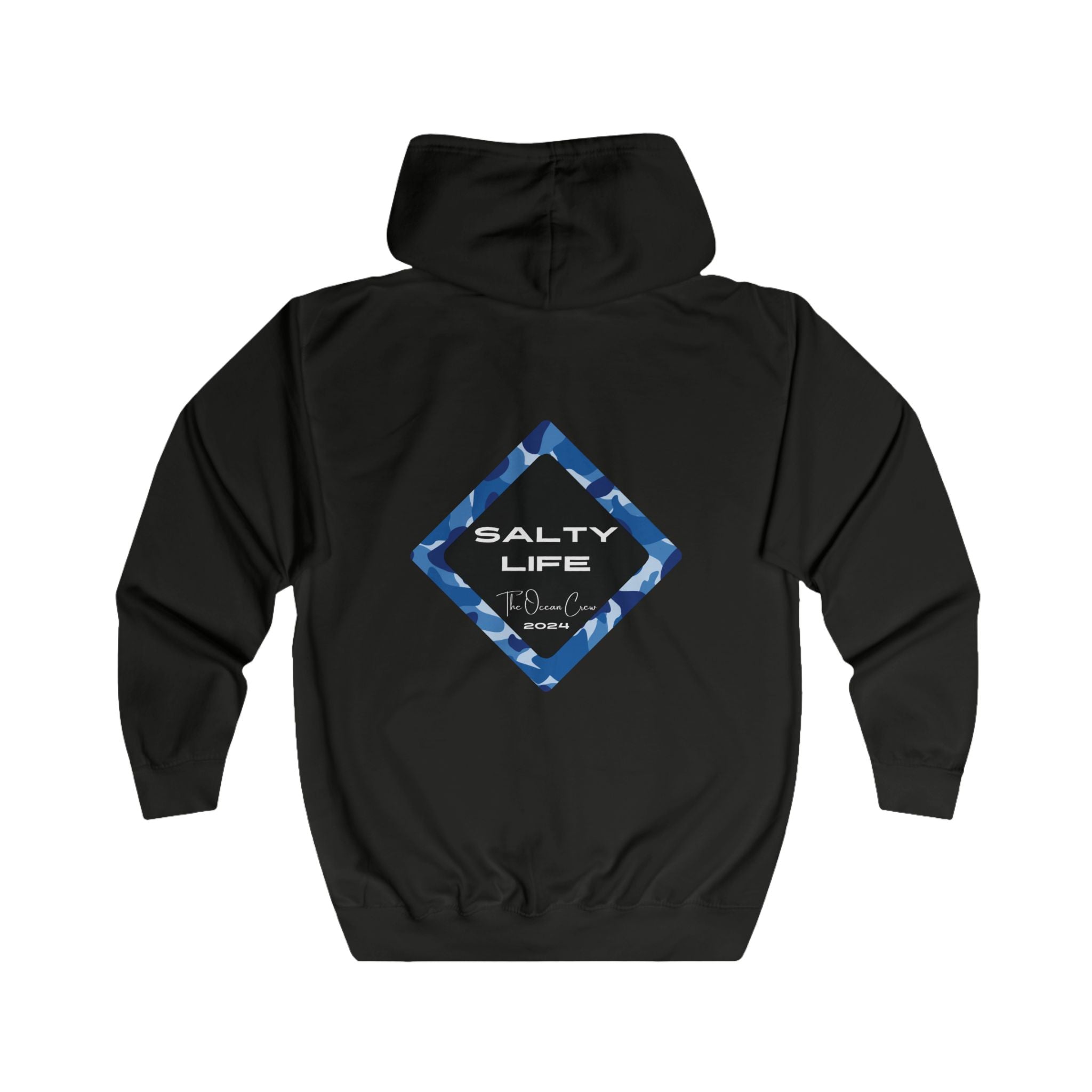 Salty Life Unisex Full Zip Hoodie, Entspannter Stil, Strandbekleidung