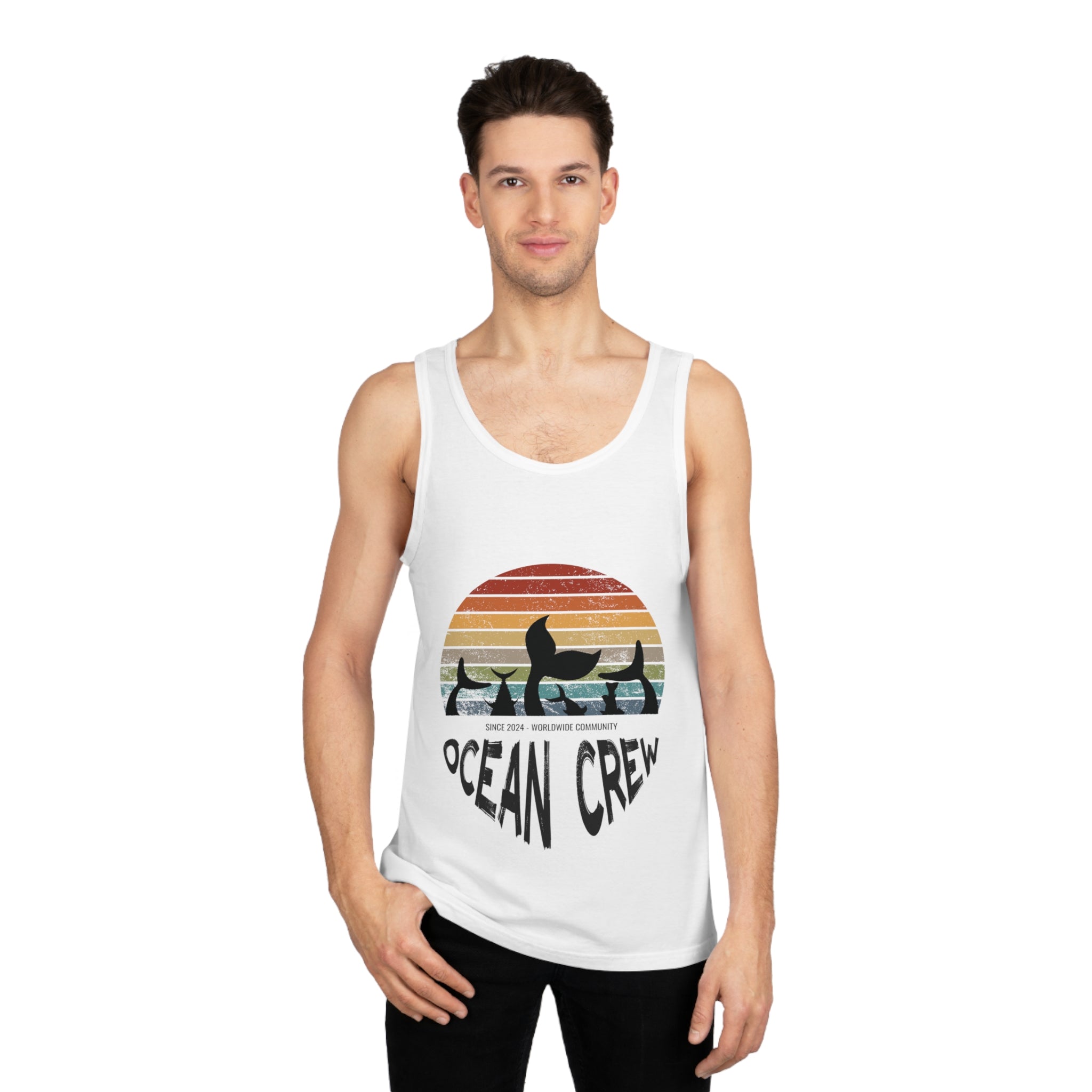 Camiseta sin mangas unisex Softstyle™ Ocean Crew Tails