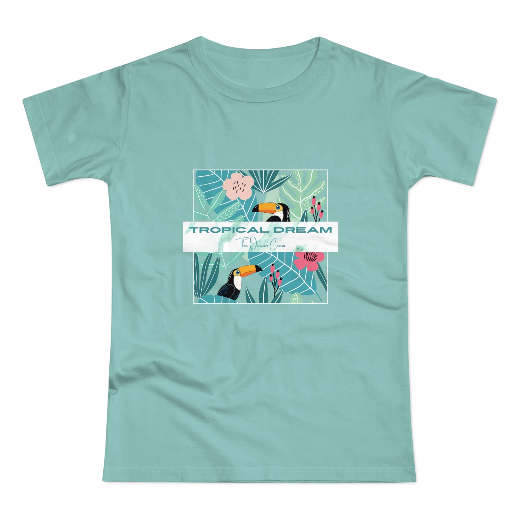 Tropical Dream Women's T-shirt, Summer Top, Eco-Friendly Apparel