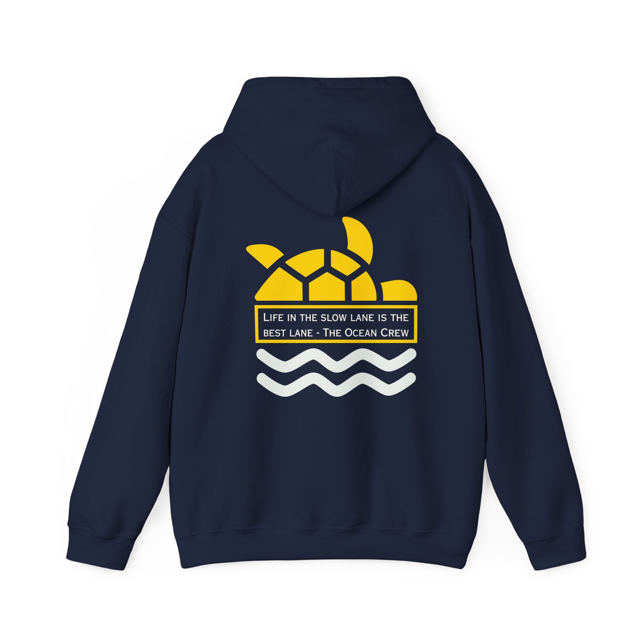 Unisex Heavy Blend™ Hooded Sweatshirt Life is the Slow Lane Yellow