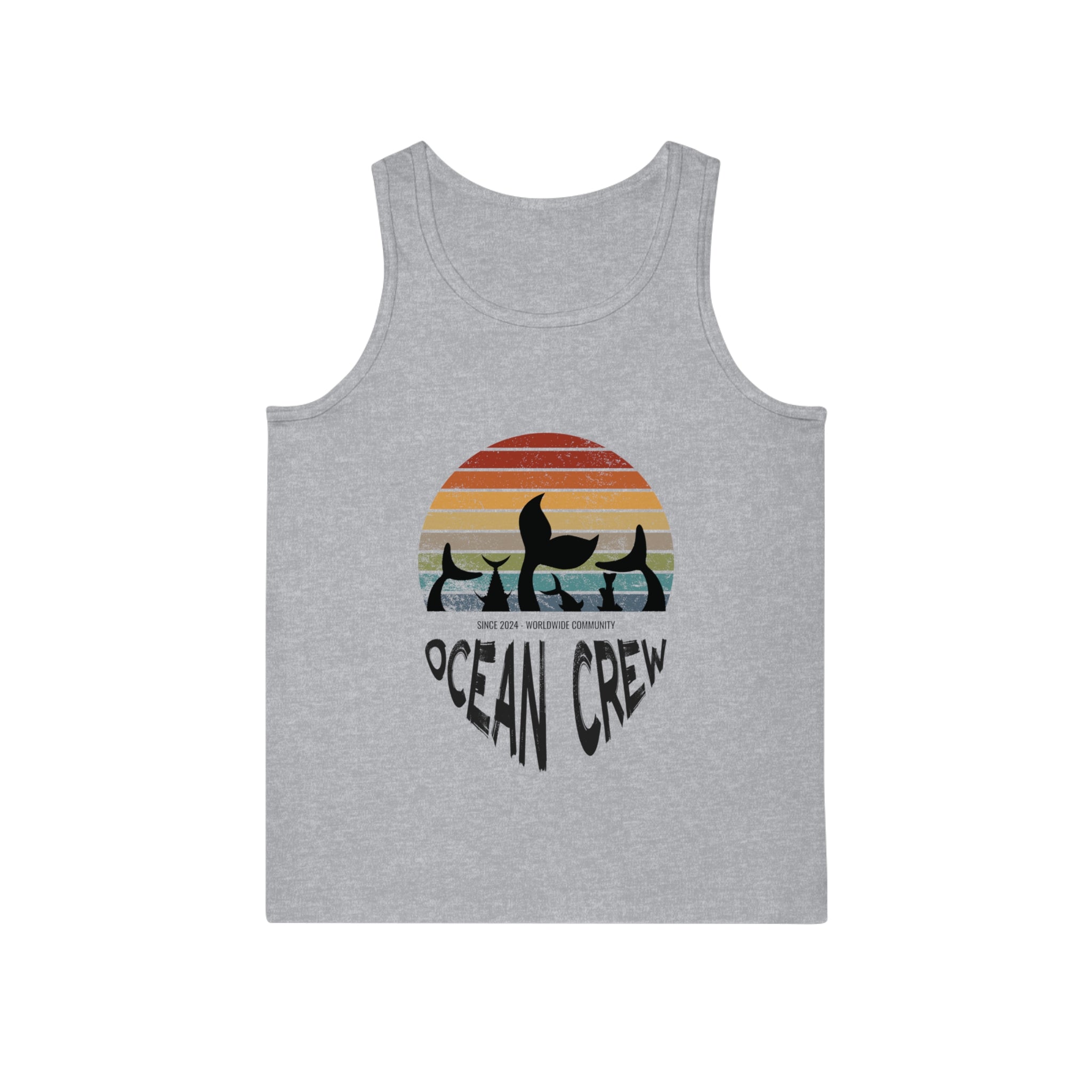 Camiseta sin mangas unisex Softstyle™ Ocean Crew Tails
