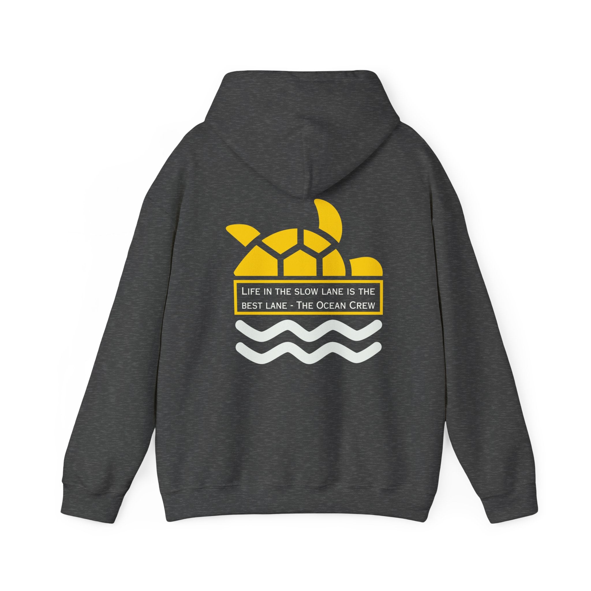 Unisex Heavy Blend™ Hooded Sweatshirt Life is the Slow Lane Yellow