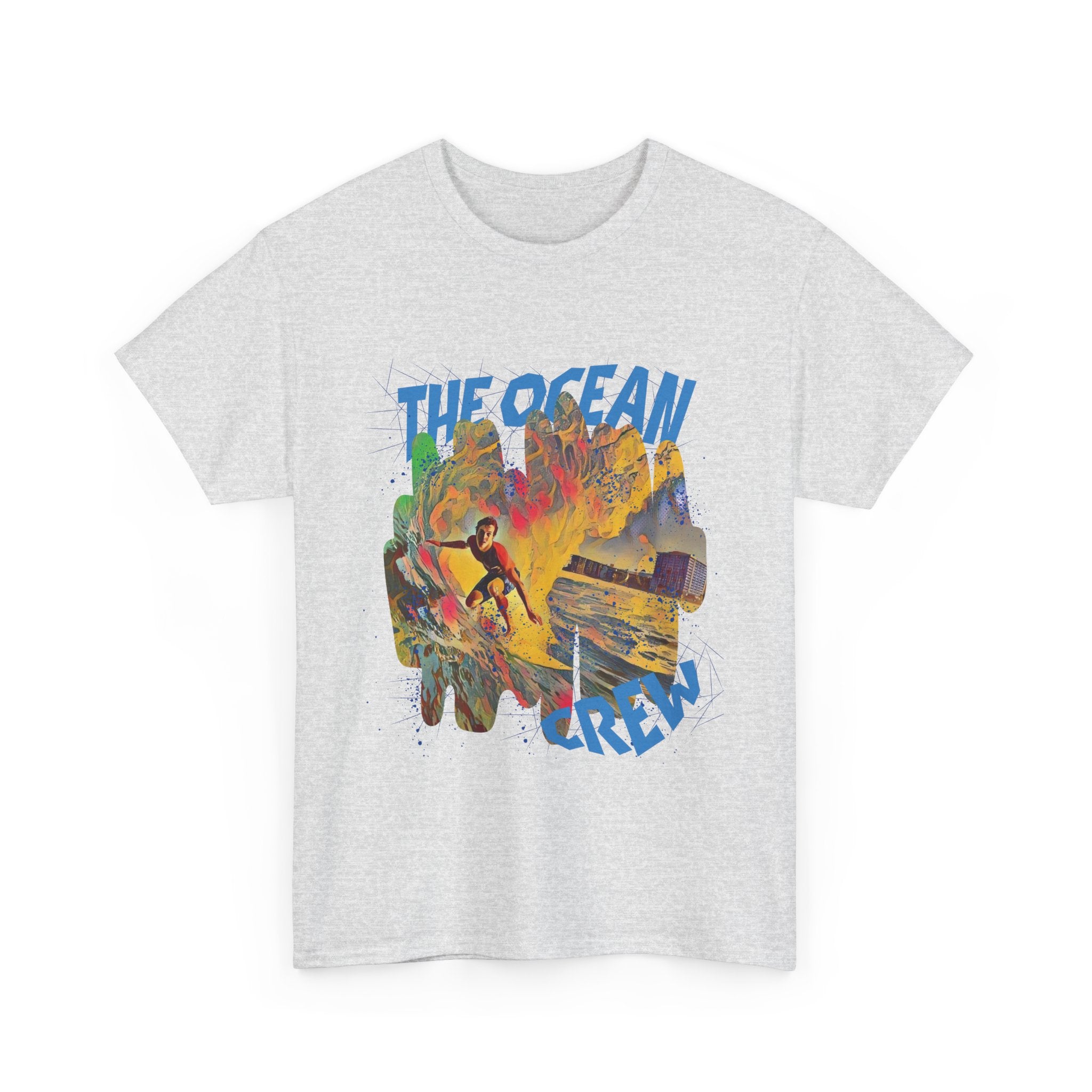 Unisex Heavy Cotton Tee Surf Ocean