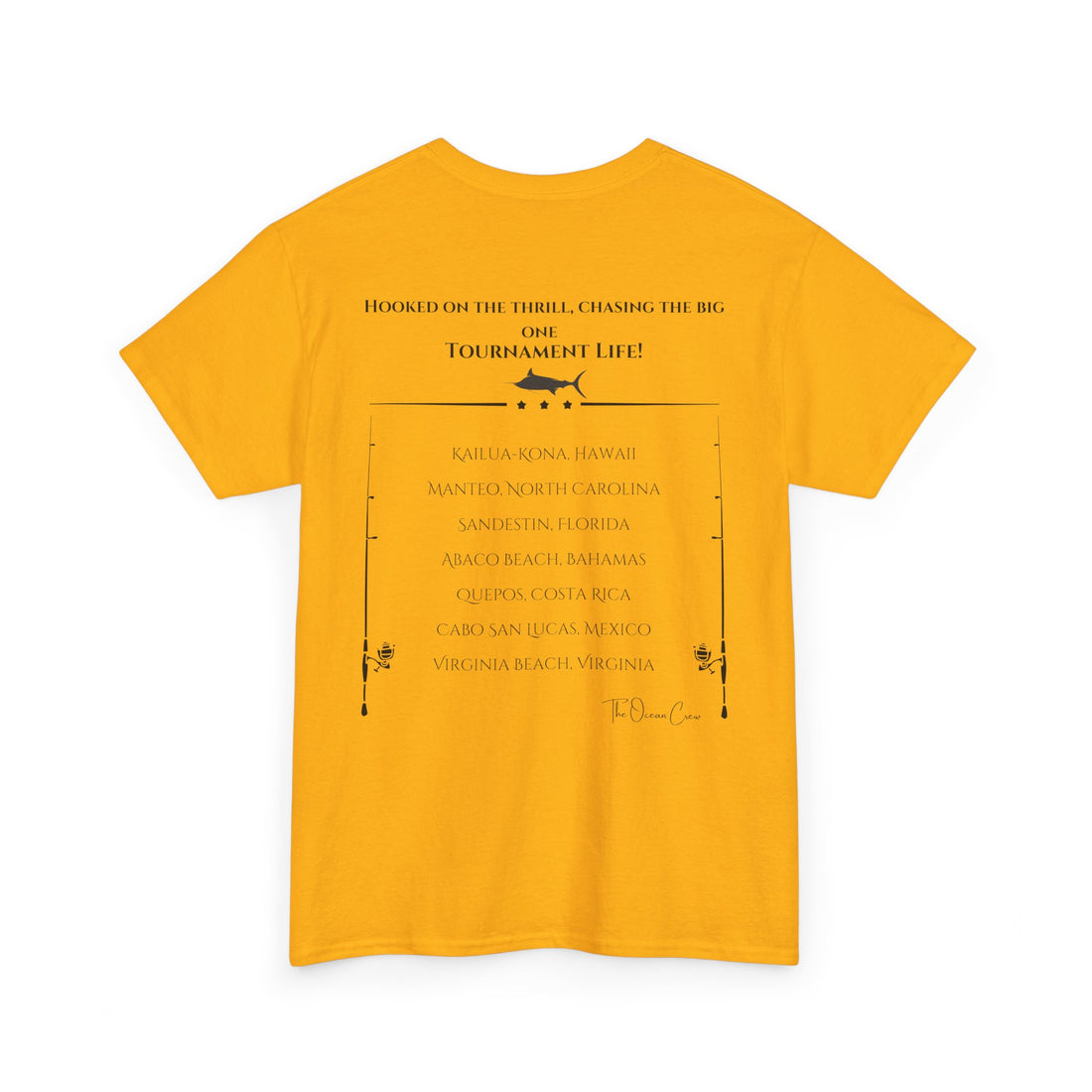Unisex Heavy Cotton Tee Tournament Rod