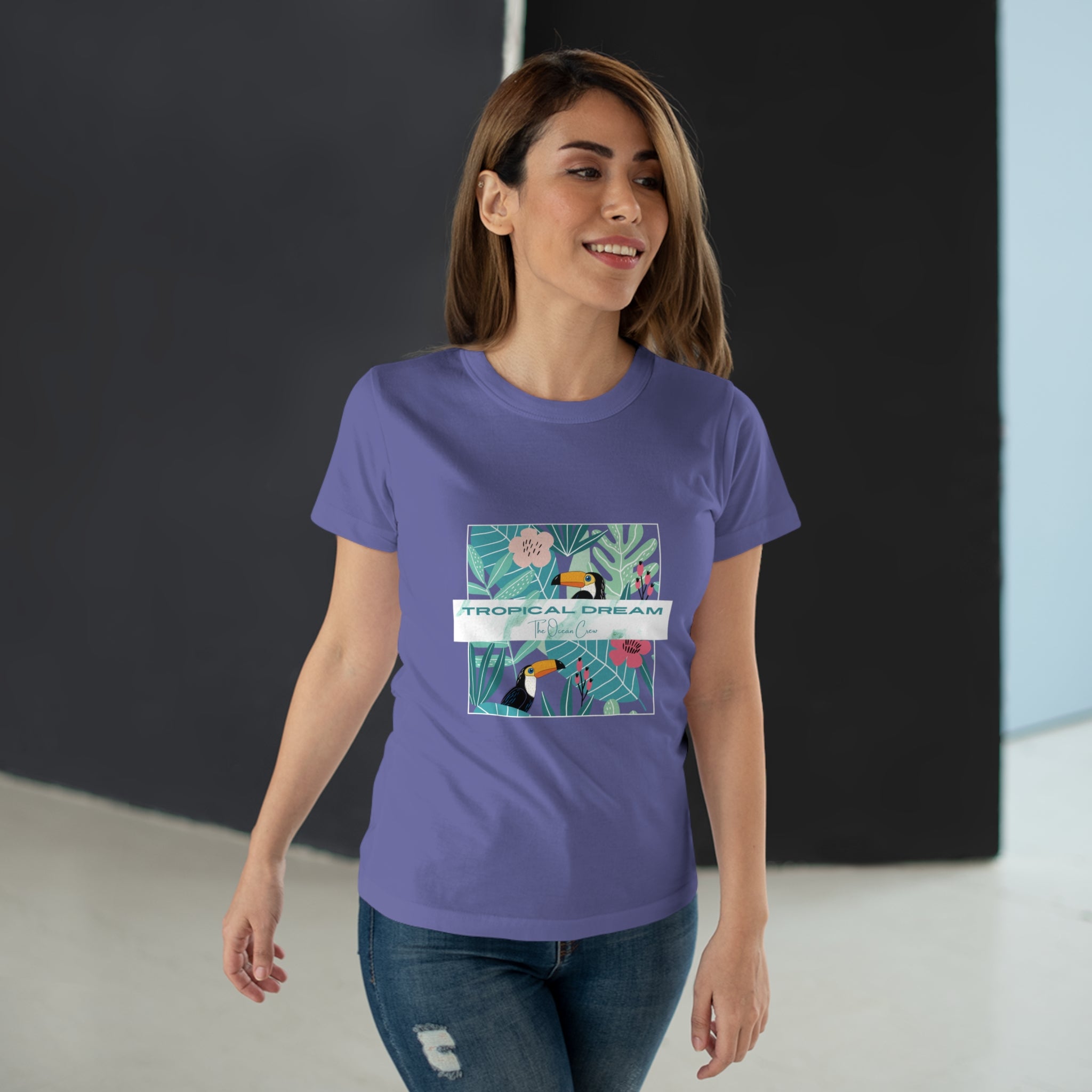 Tropical Dream Women's T-shirt, Summer Top, Eco-Friendly Apparel