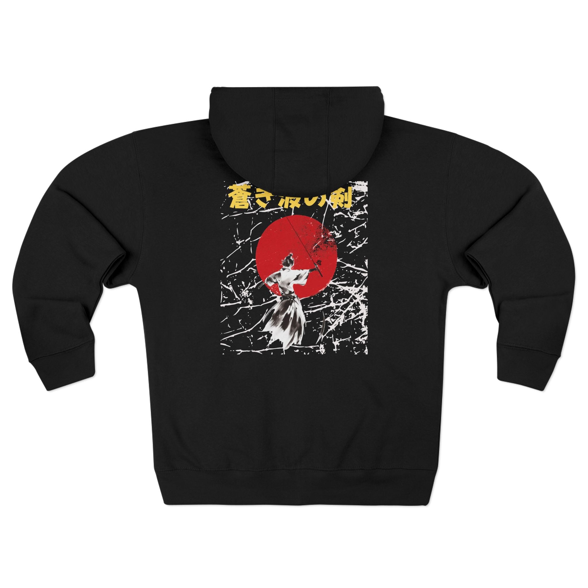 Cultural Vibes Unisex-Kapuzenpullover mit Reißverschluss – japanisch inspiriertes Design