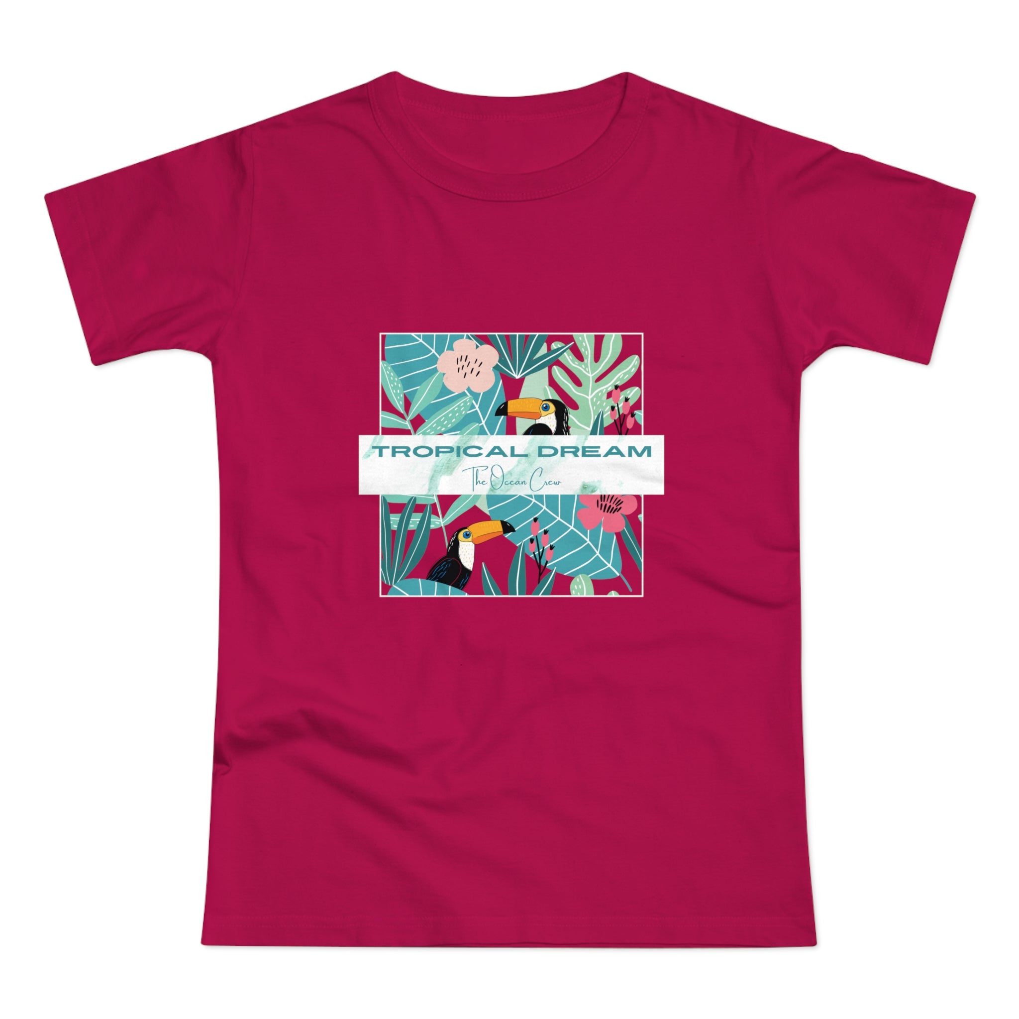 Tropical Dream Women's T-shirt, Summer Top, Eco-Friendly Apparel