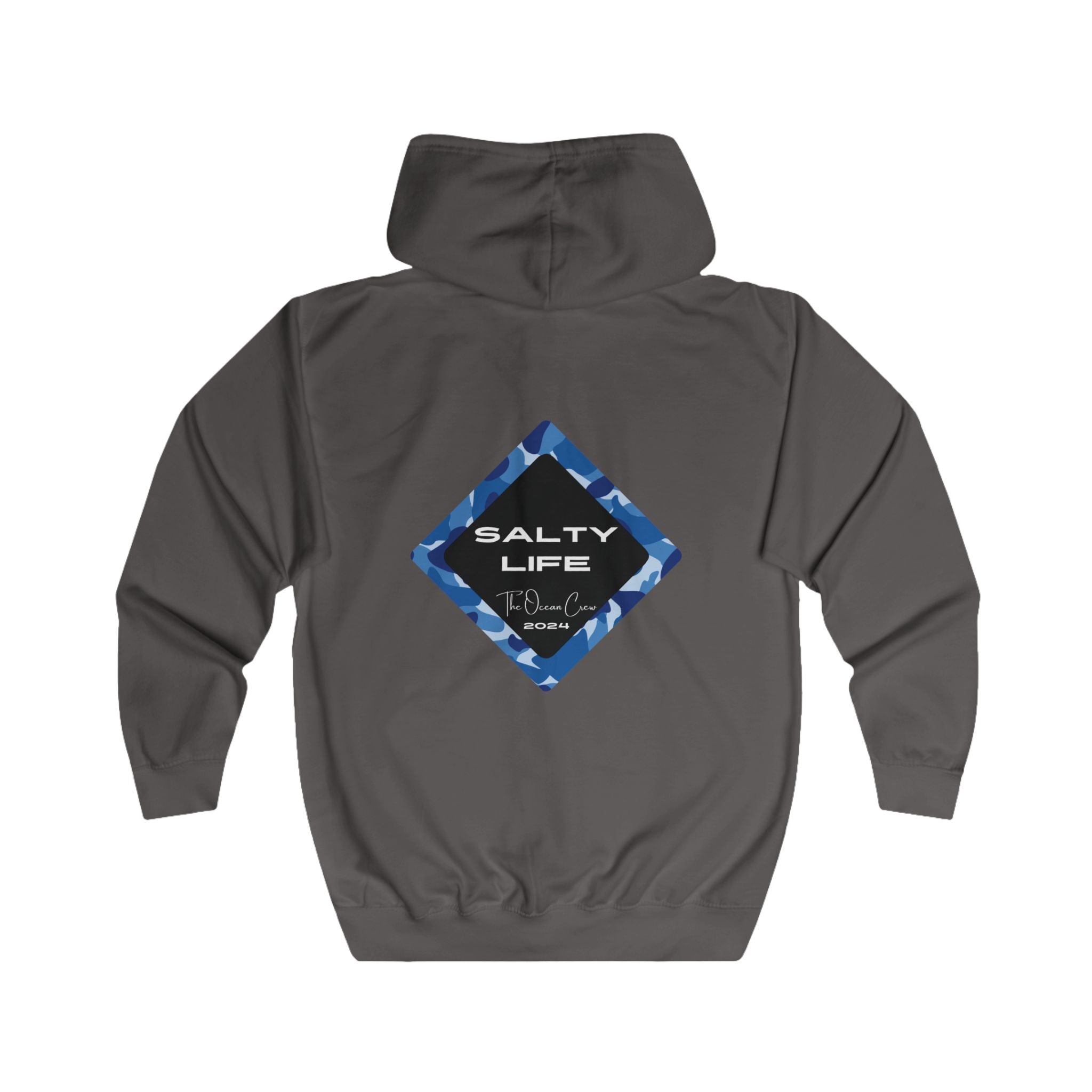 Salty Life Unisex Full Zip Hoodie, Entspannter Stil, Strandbekleidung