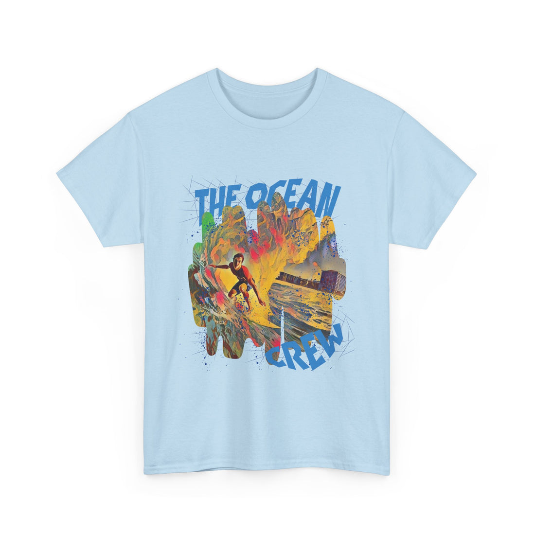 Unisex Heavy Cotton Tee Surf Ocean