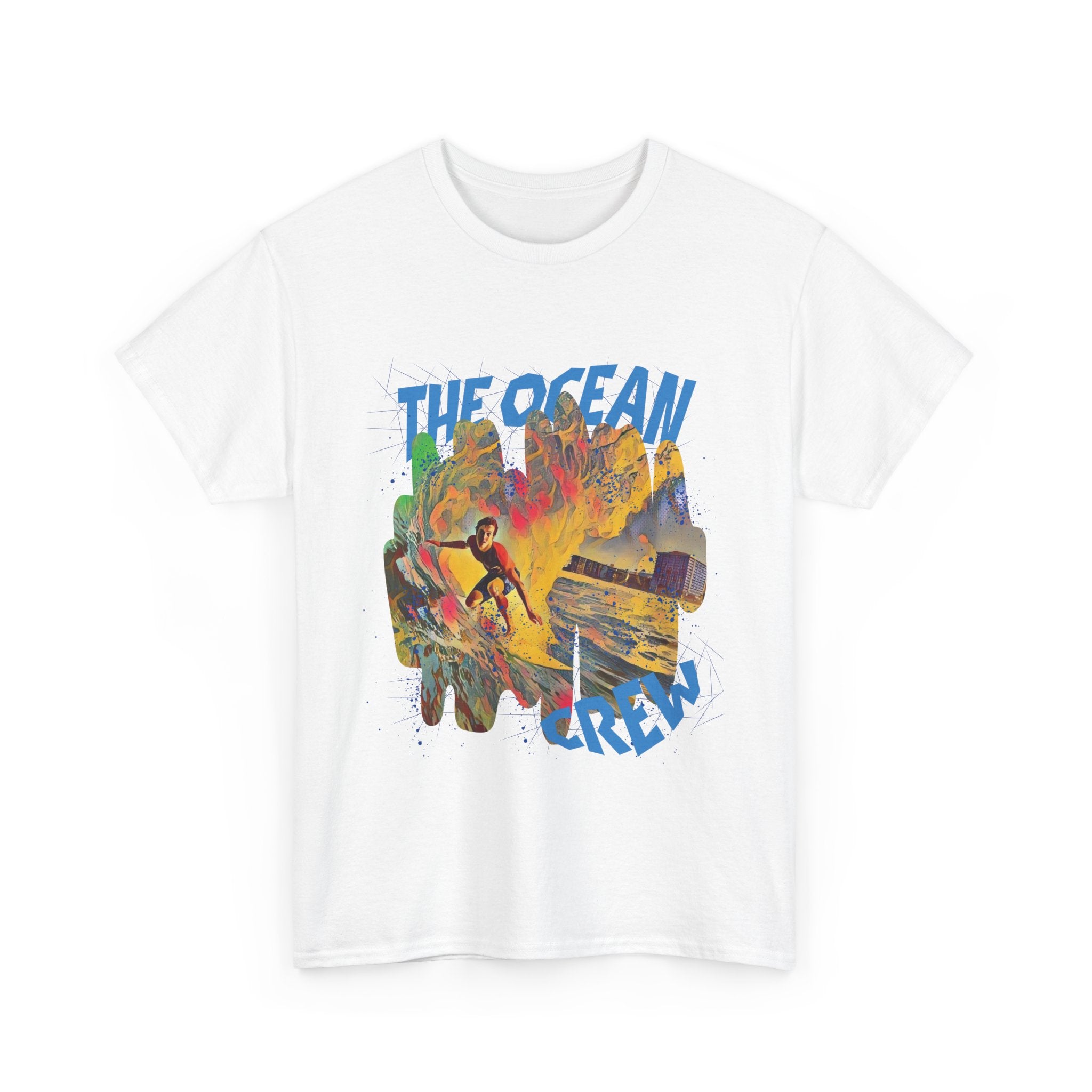 Unisex Heavy Cotton Tee Surf Ocean