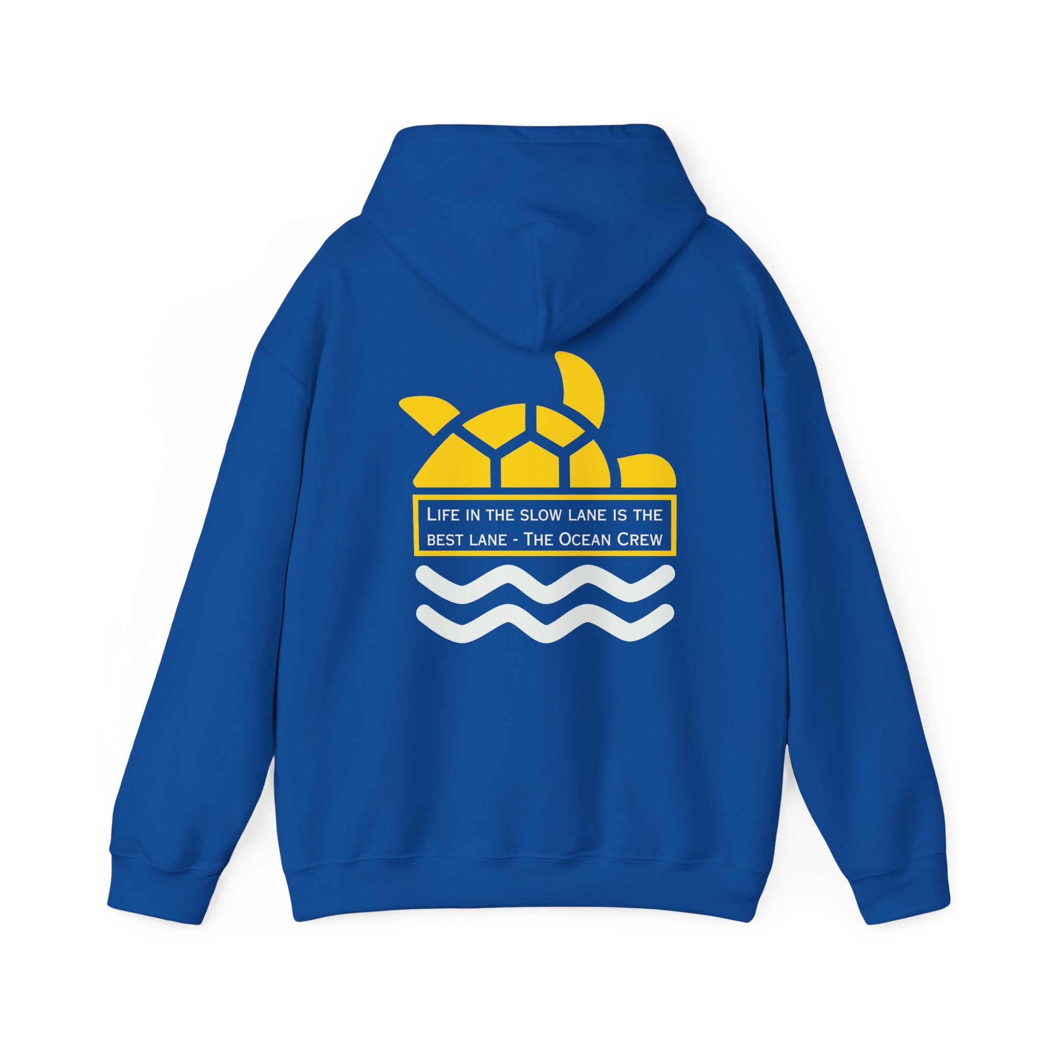 Unisex Heavy Blend™ Hooded Sweatshirt Life is the Slow Lane Yellow
