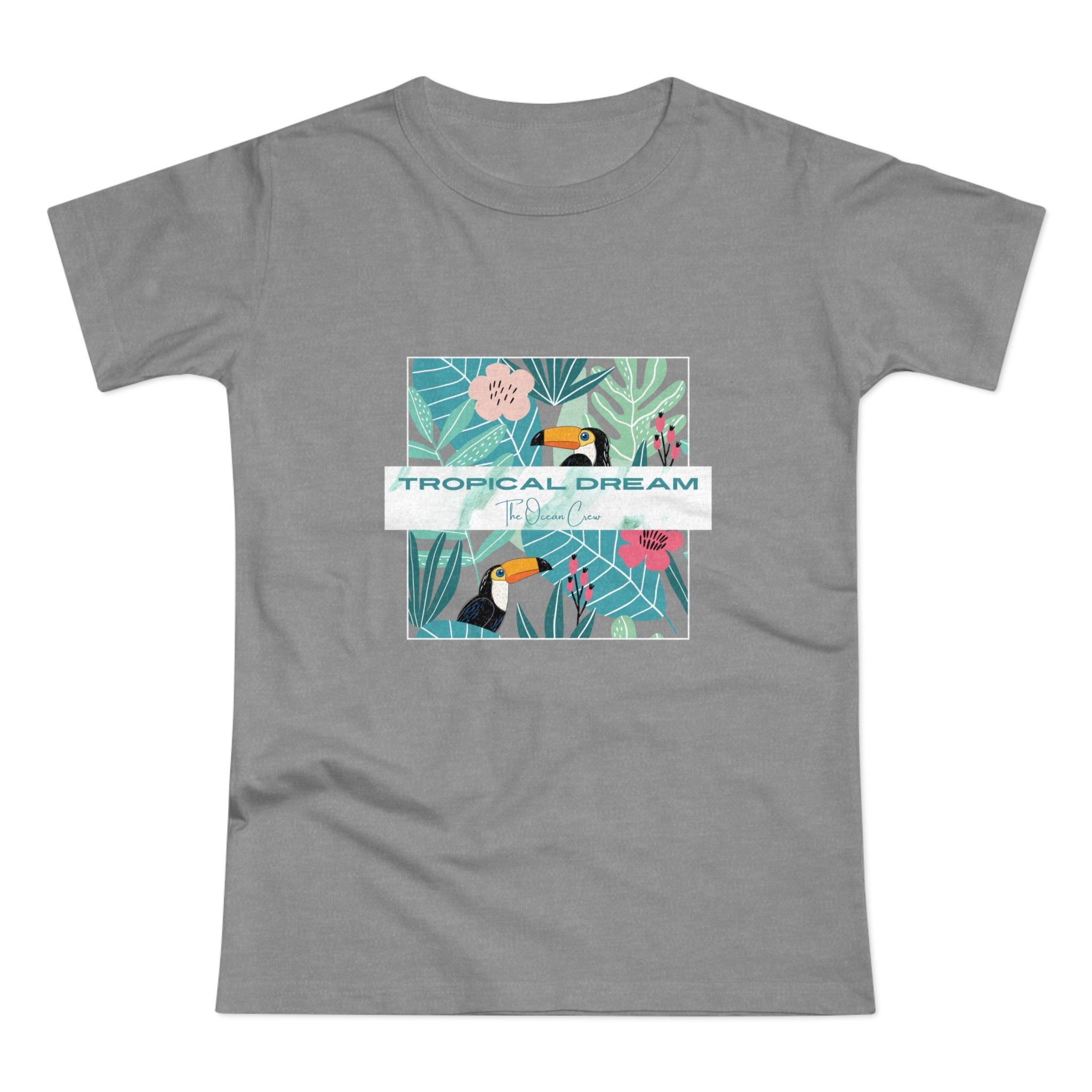 Tropical Dream Women's T-shirt, Summer Top, Eco-Friendly Apparel