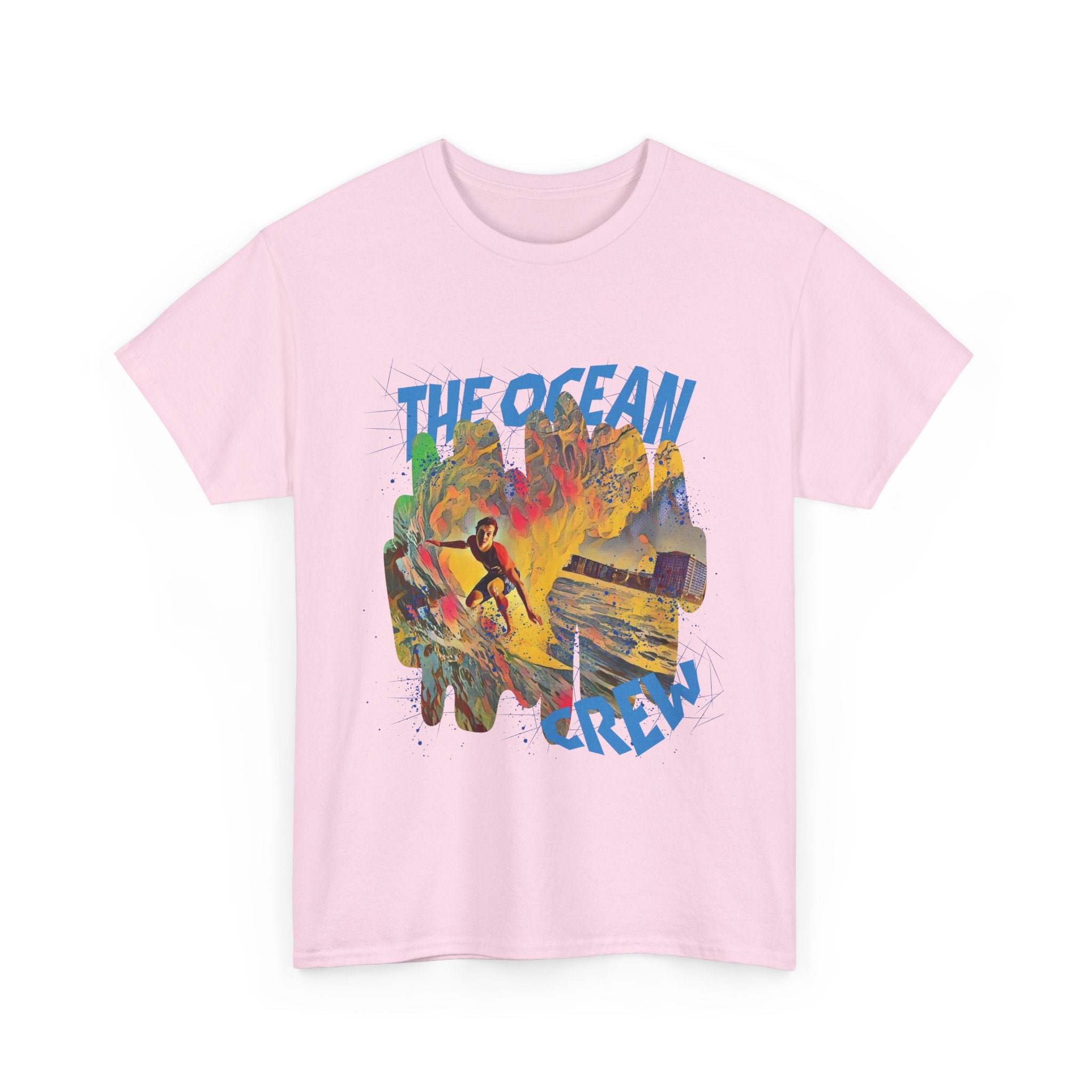 Unisex Heavy Cotton Tee Surf Ocean