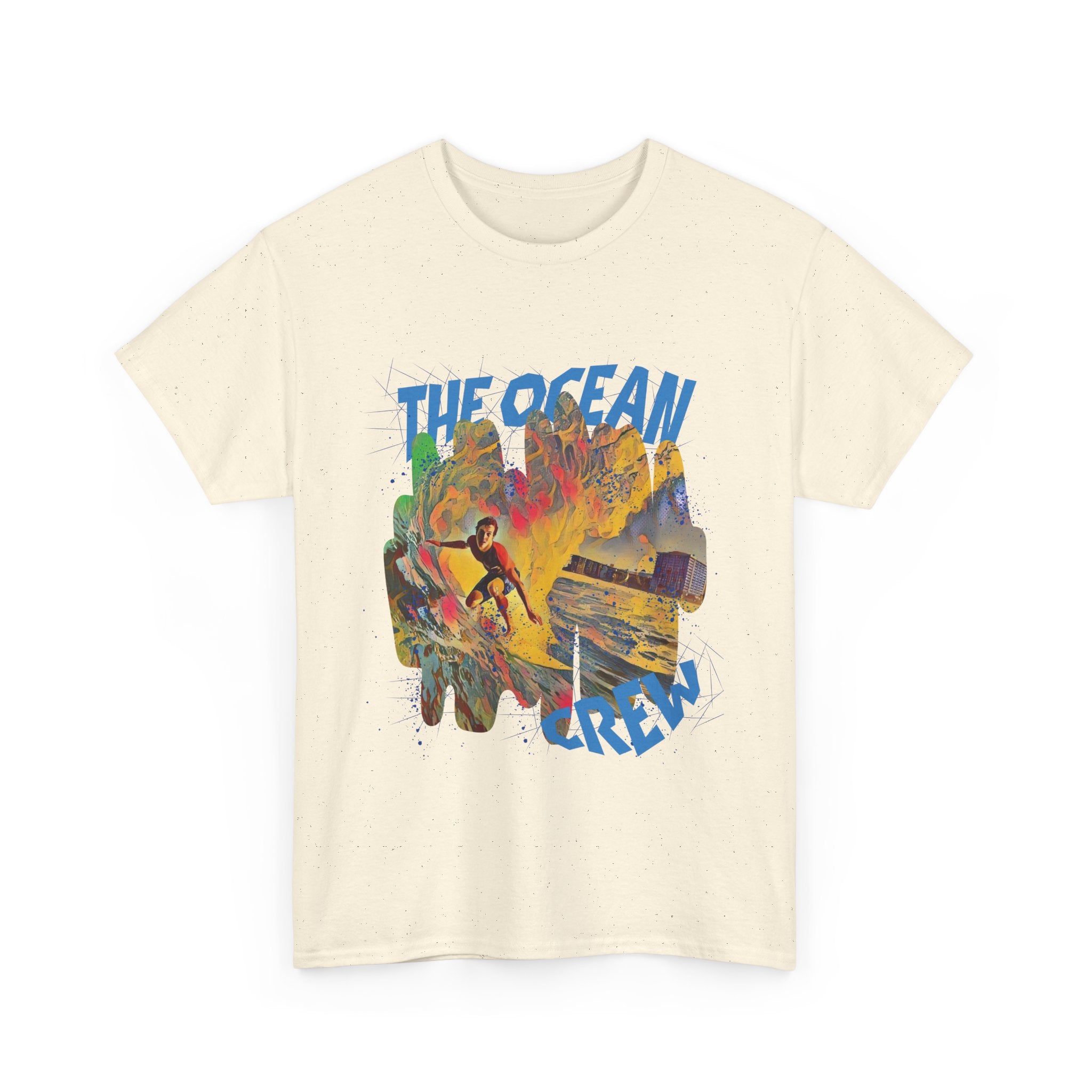 Unisex Heavy Cotton Tee Surf Ocean