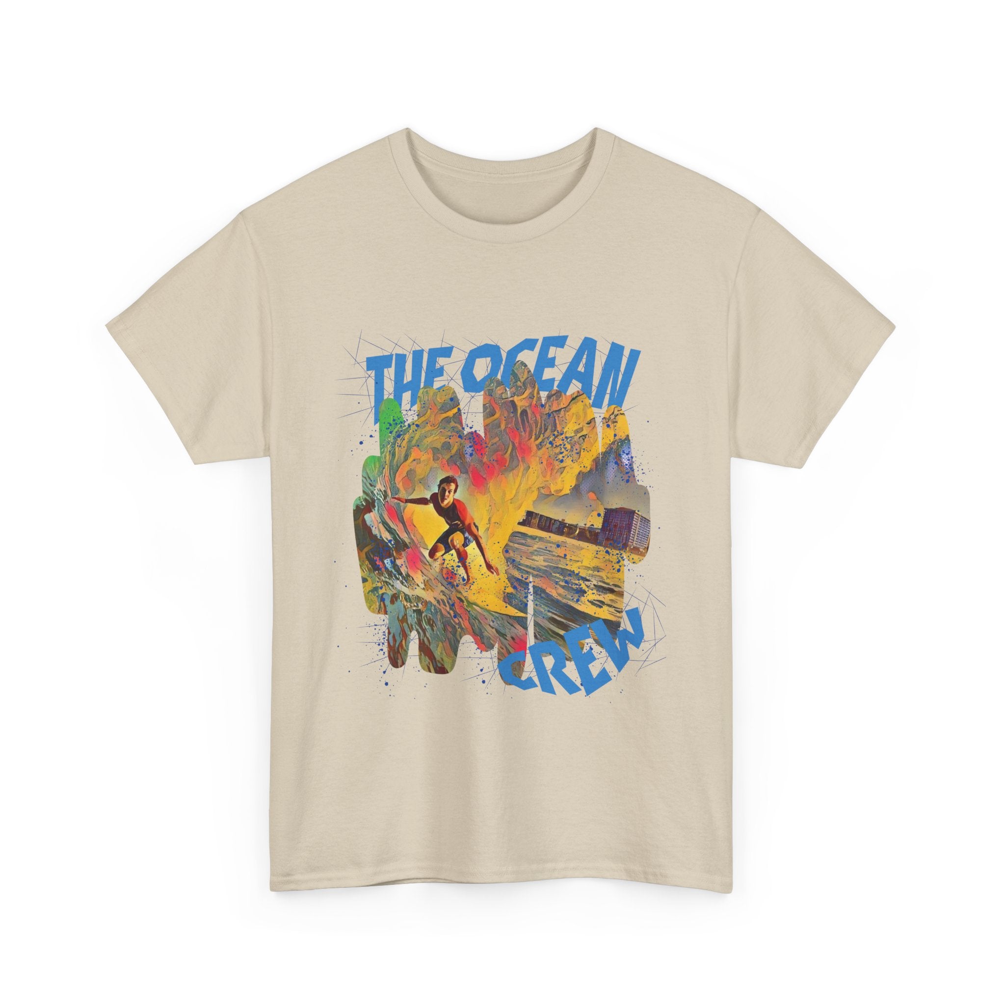 Unisex Heavy Cotton Tee Surf Ocean