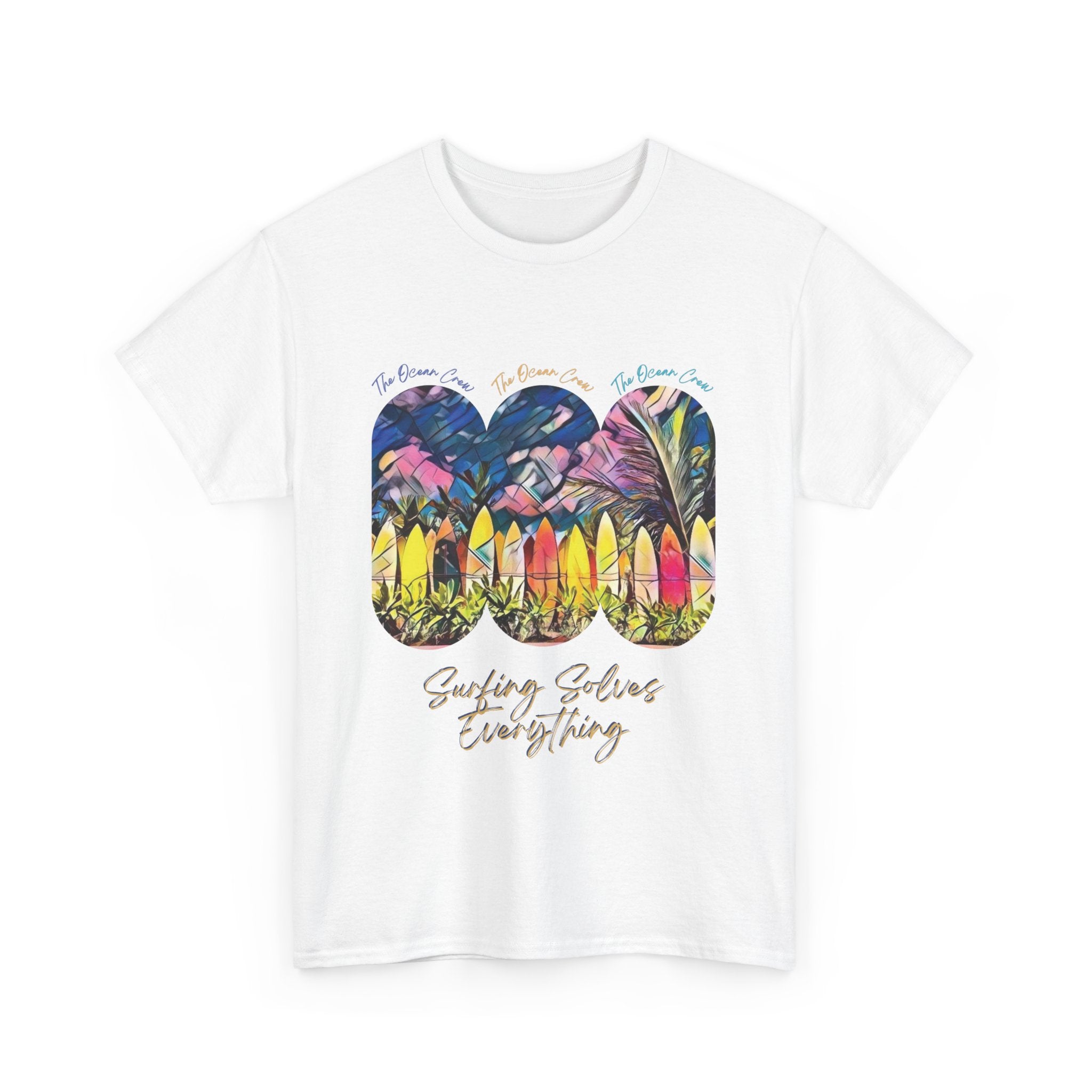 Unisex Heavy Cotton Tee Surf Palm