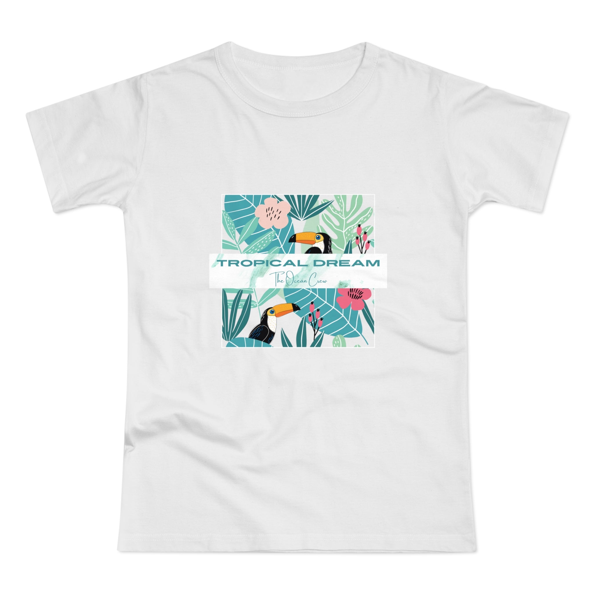 Tropical Dream Women's T-shirt, Summer Top, Eco-Friendly Apparel