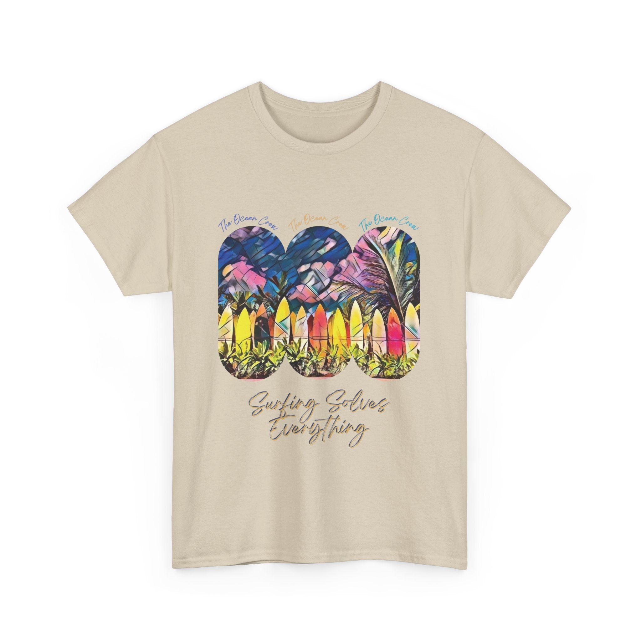 Unisex Heavy Cotton Tee Surf Palm