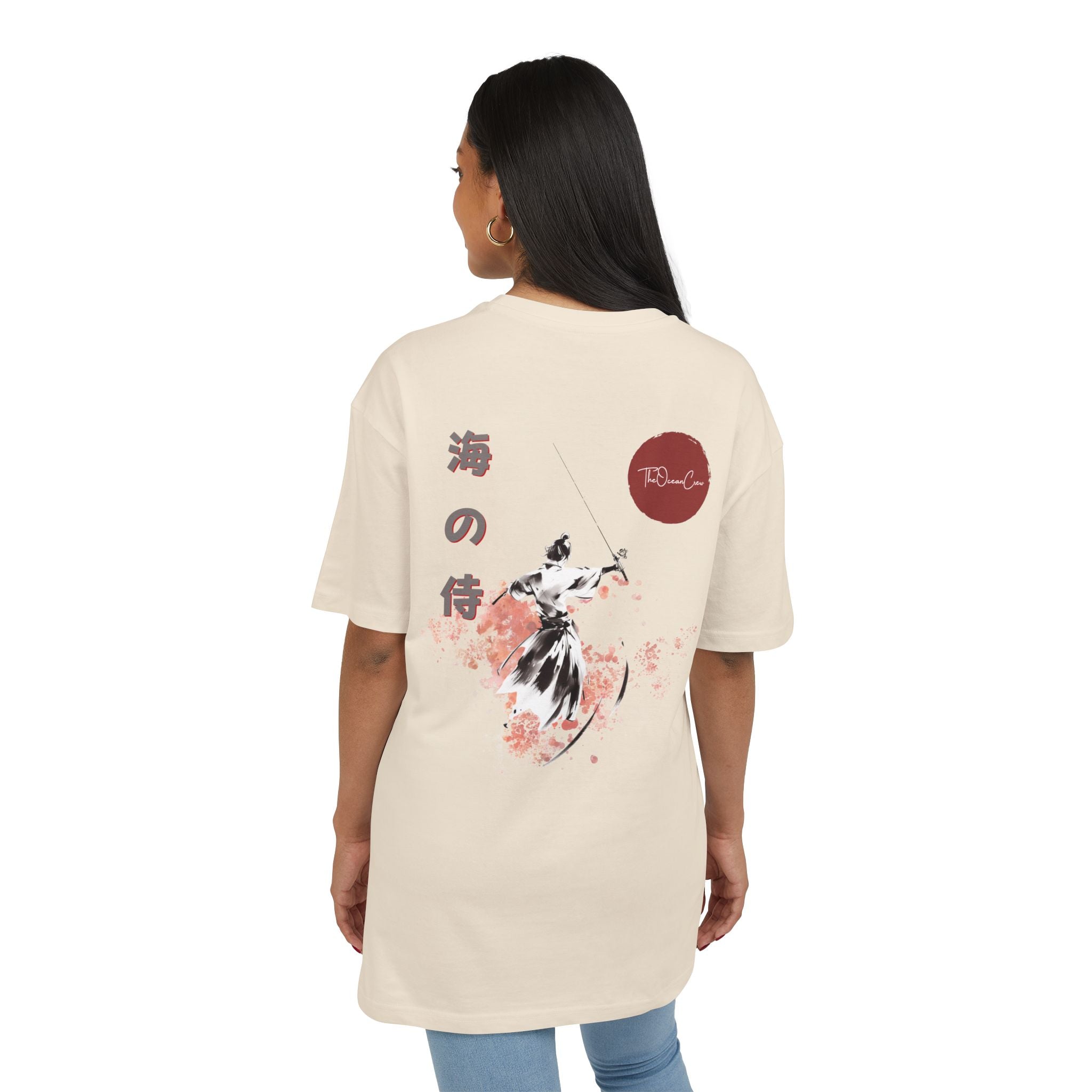 The Samurai of the Ocean Sun- Unisex Heavy Oversize T-Shirt