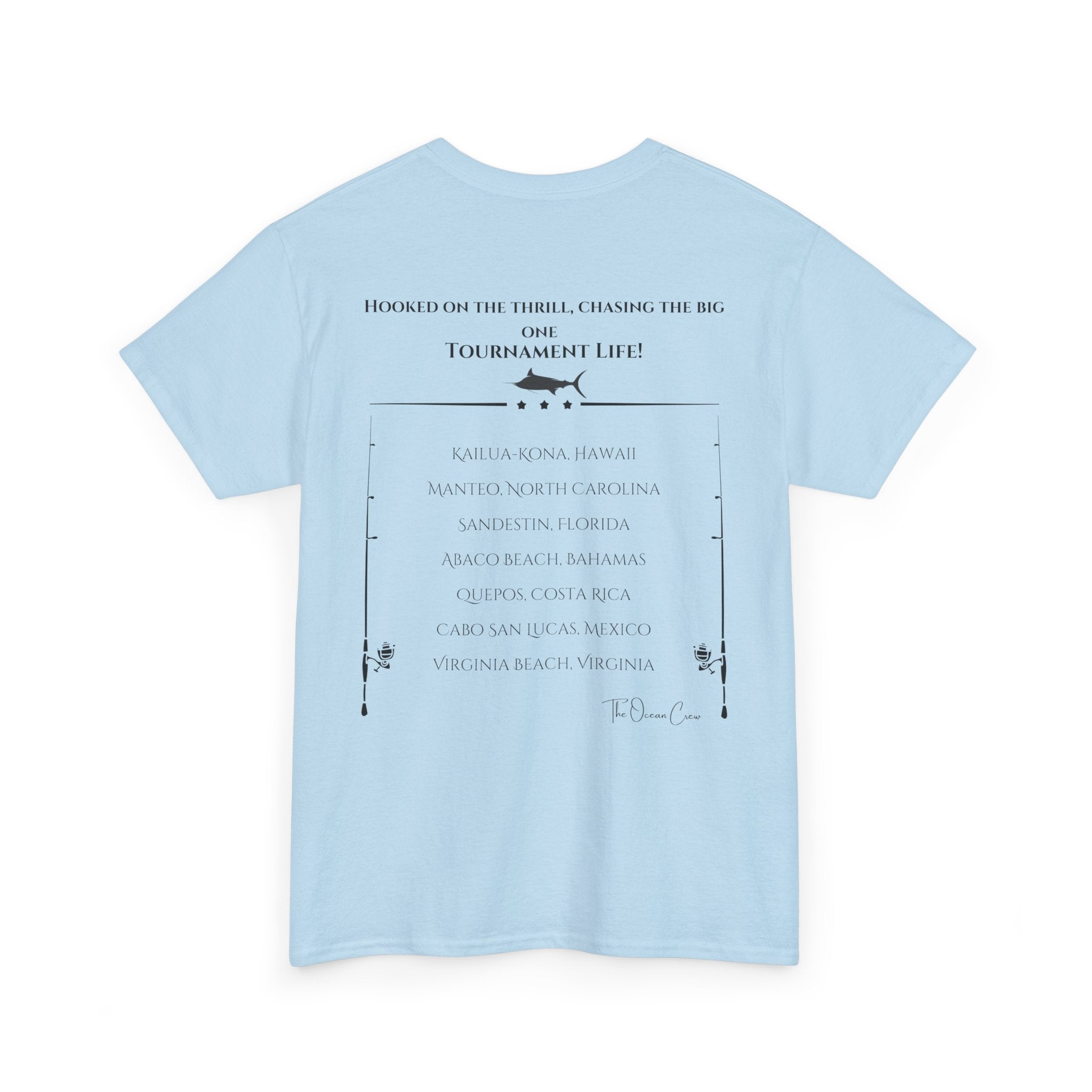 Unisex Heavy Cotton Tee Tournament Rod