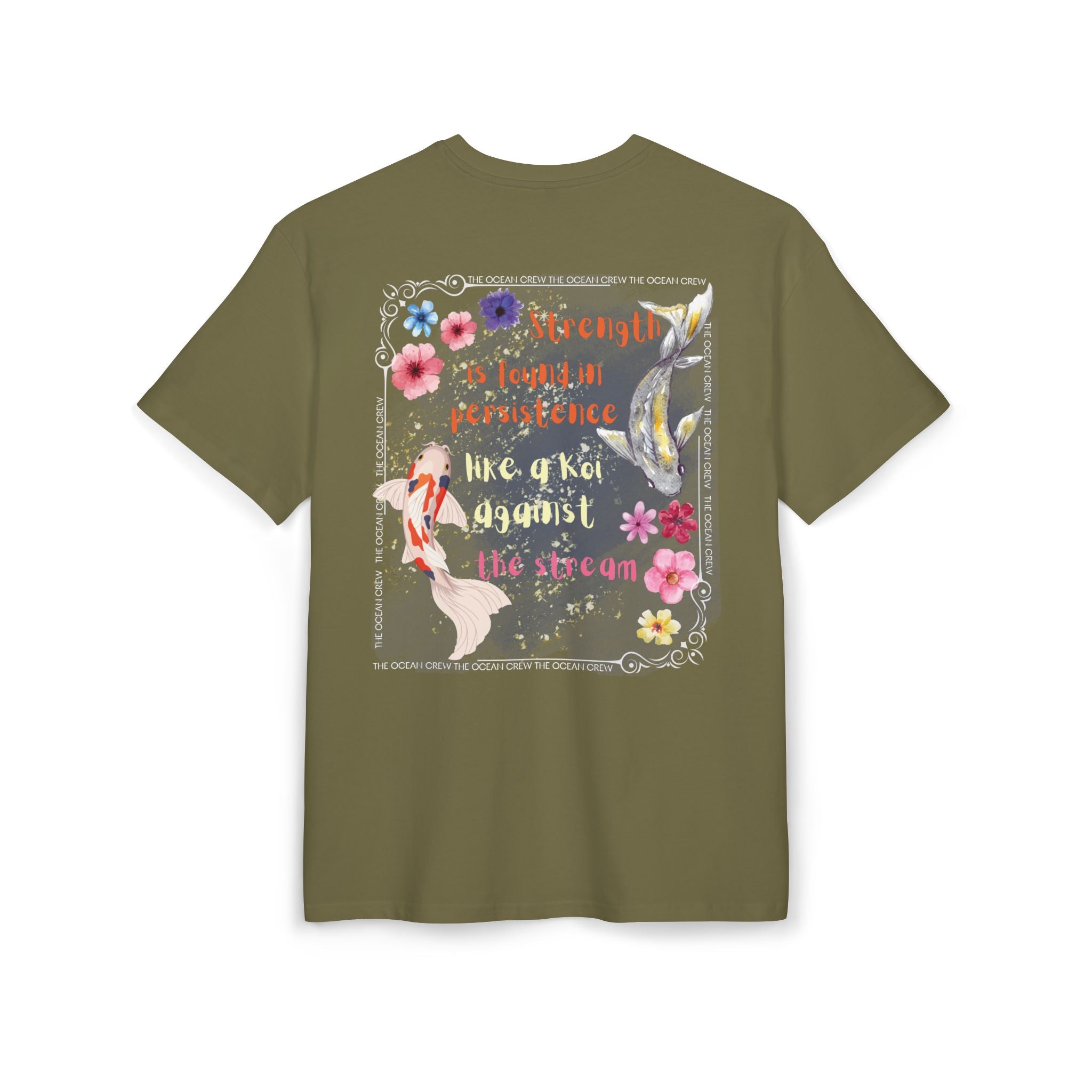 Camiseta Koi inspiradora - Camiseta unisex extragrande y pesada