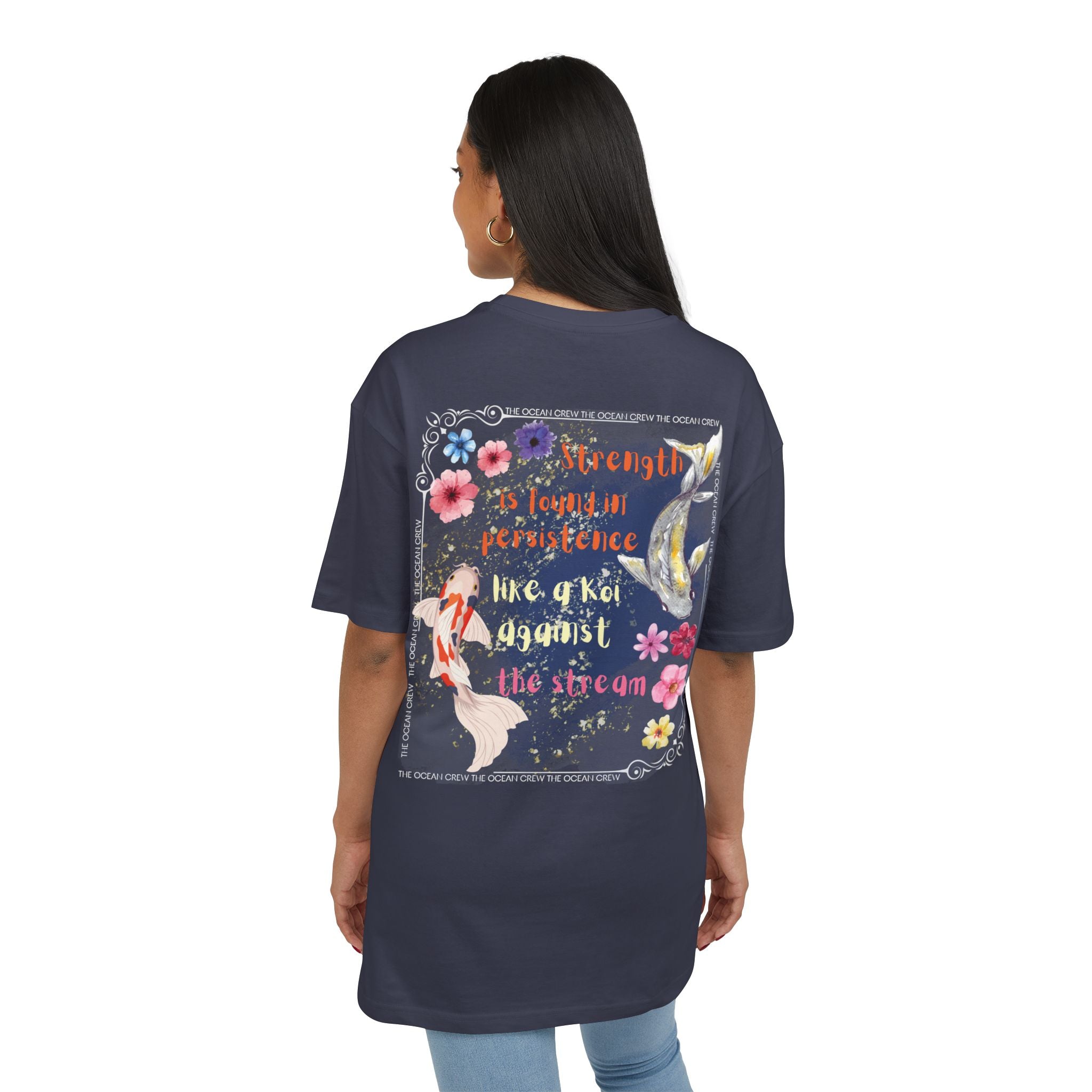 Camiseta Koi inspiradora - Camiseta unisex extragrande y pesada