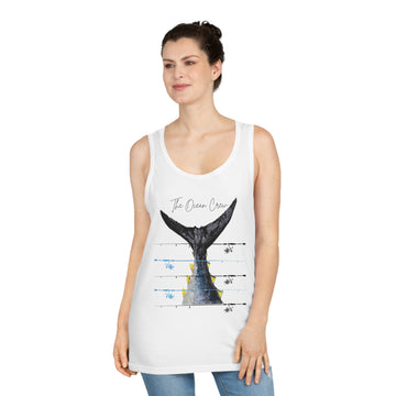 Camiseta sin mangas unisex Softstyle™ Ocean Crew Cañas de pescar