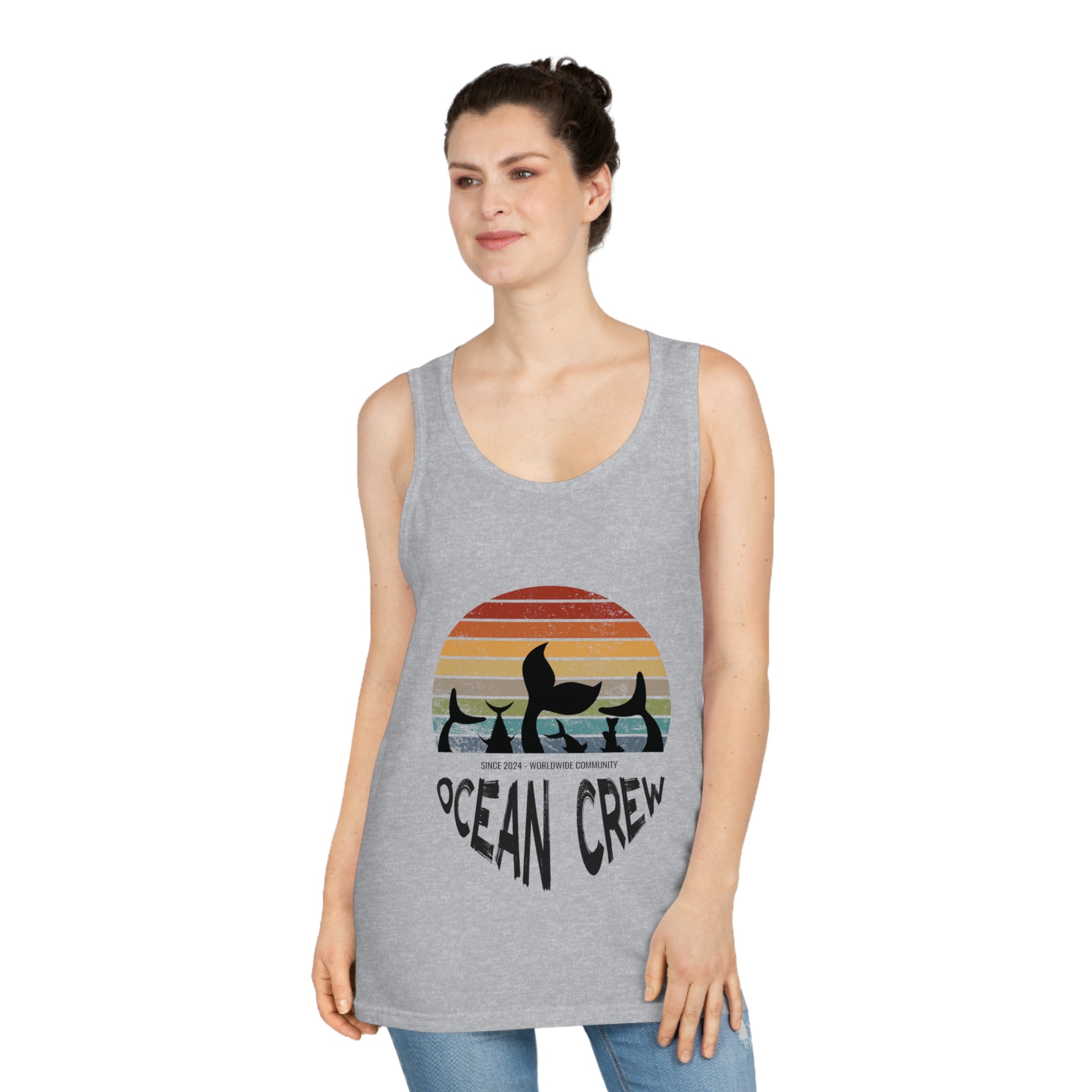 Camiseta sin mangas unisex Softstyle™ Ocean Crew Tails