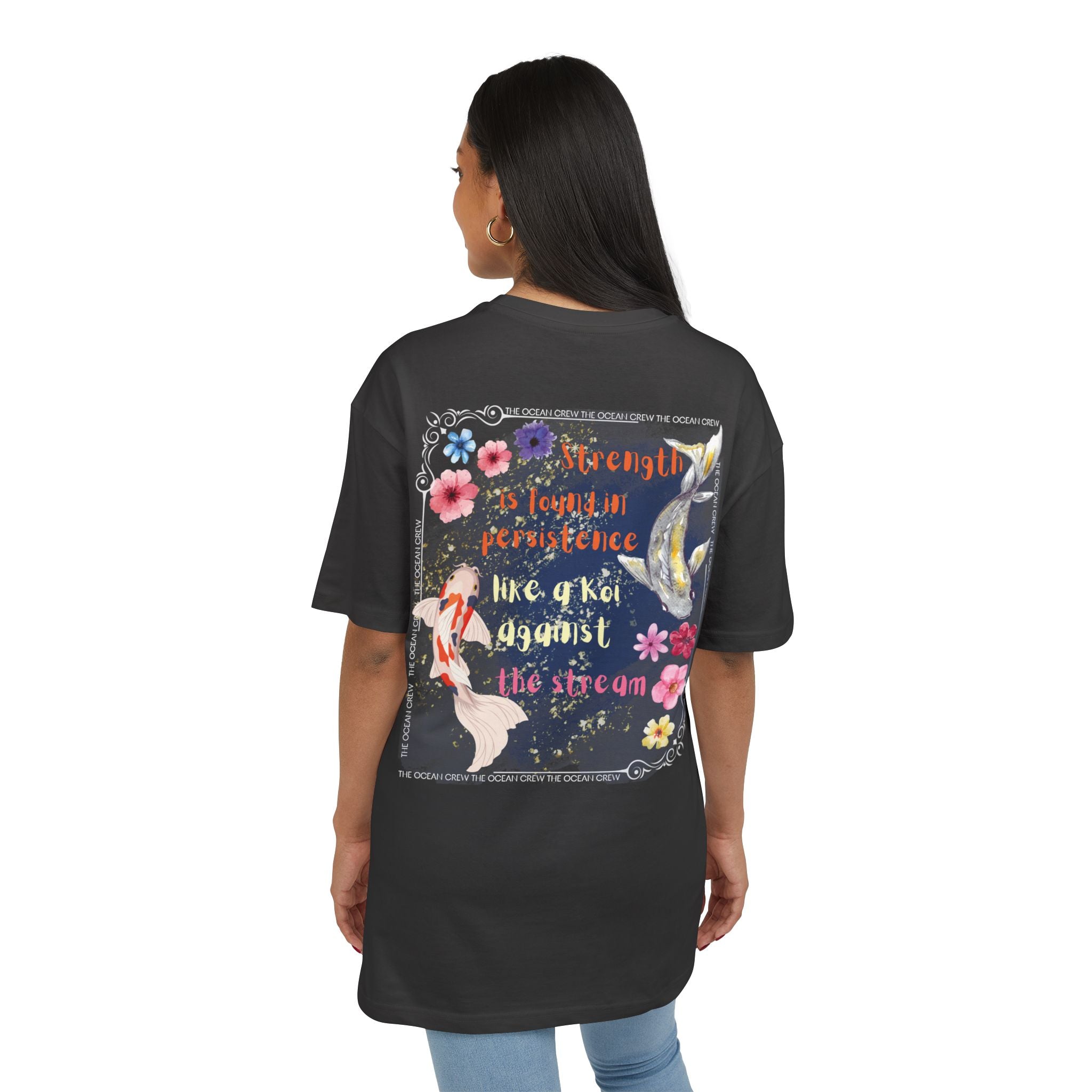 Camiseta Koi inspiradora - Camiseta unisex extragrande y pesada