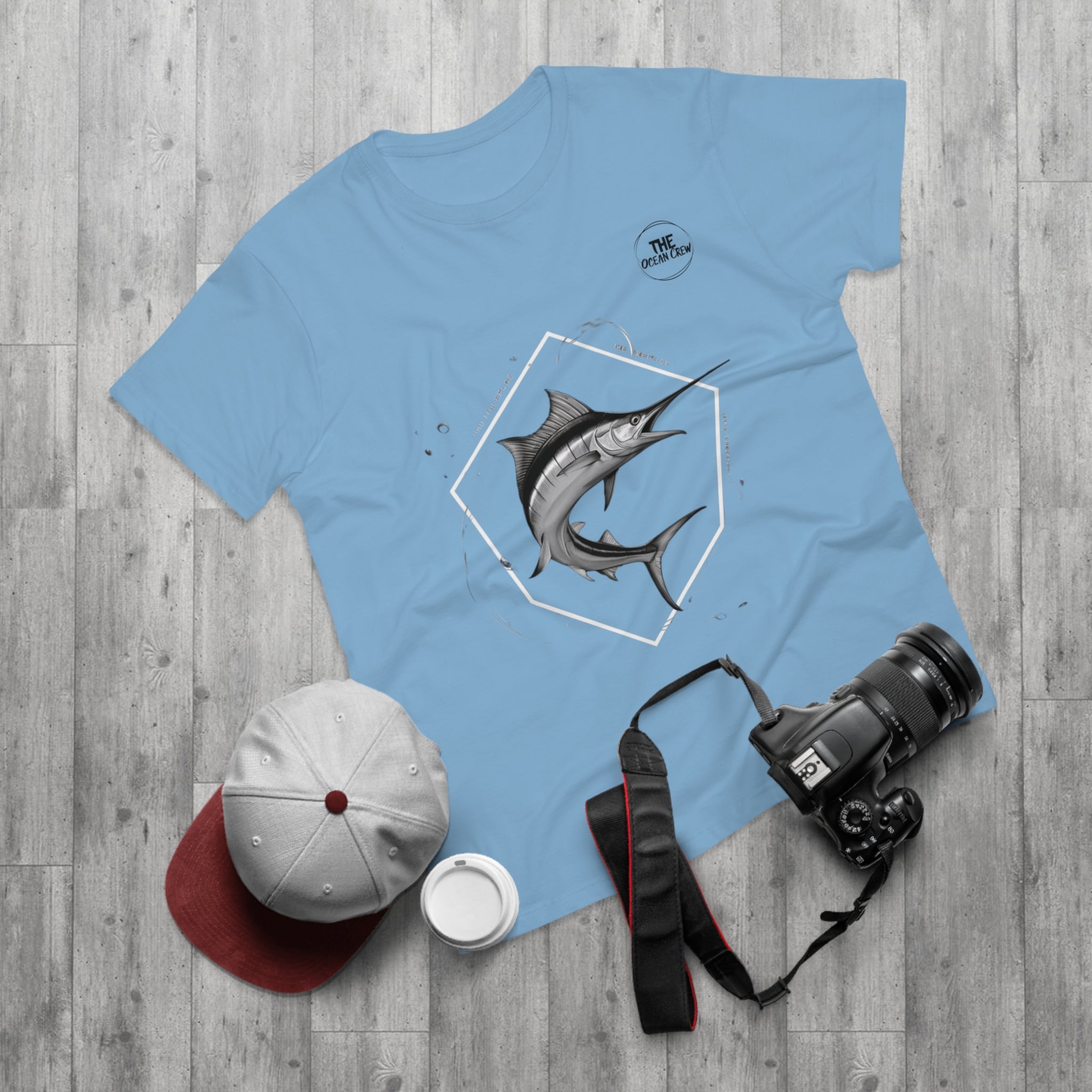 Camiseta de hombre amante del marlín