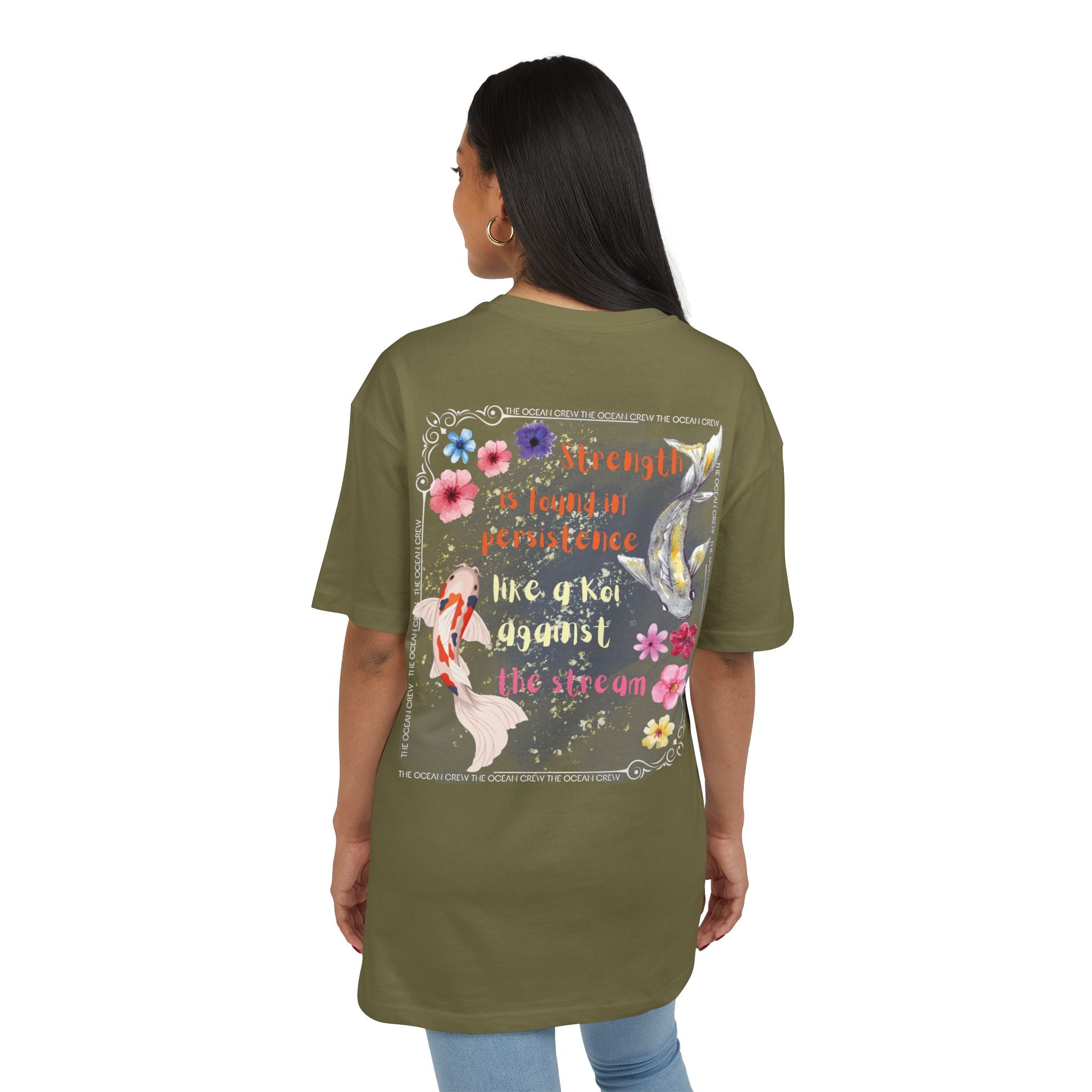 Camiseta Koi inspiradora - Camiseta unisex extragrande y pesada