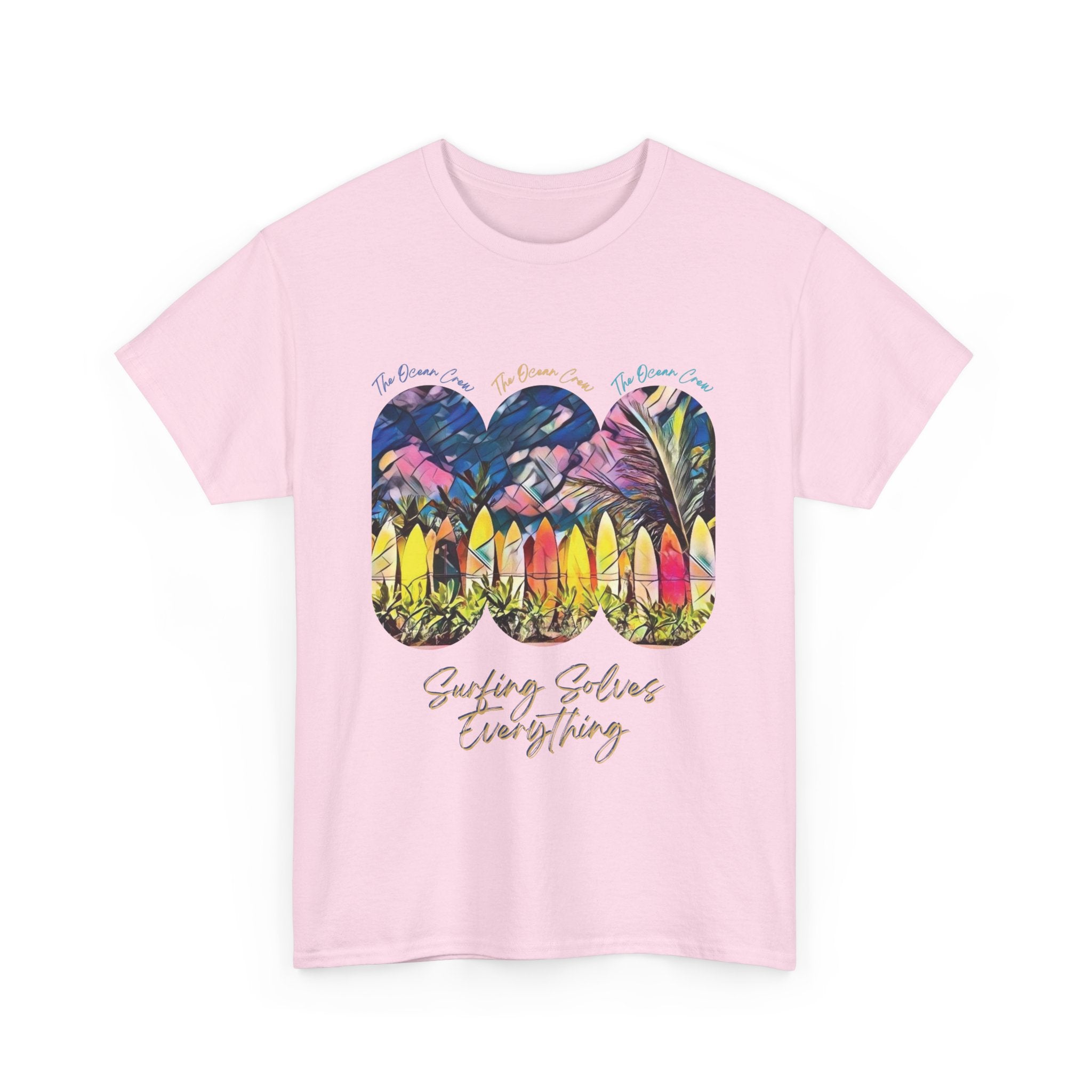 Unisex Heavy Cotton Tee Surf Palm