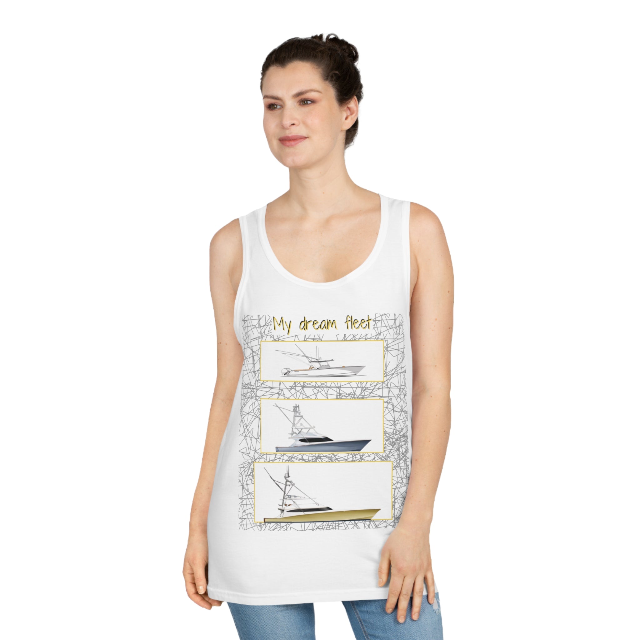 Camiseta sin mangas unisex Softstyle™ My Dream Fleet