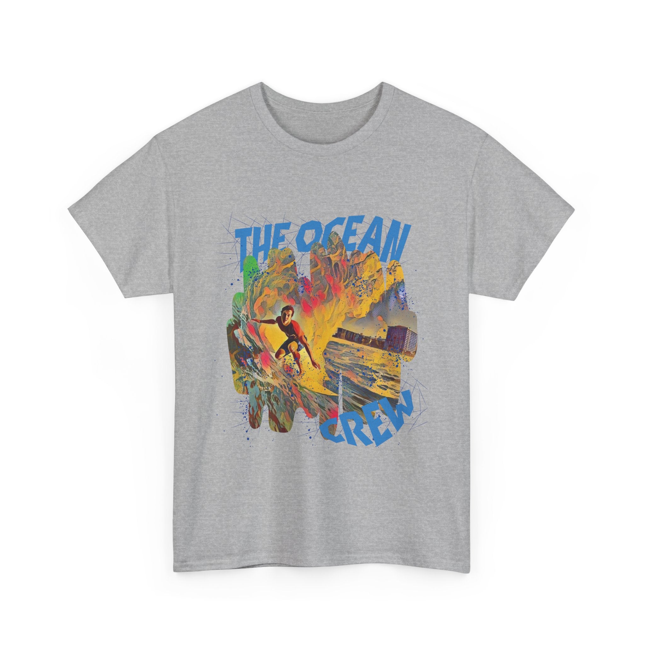 Unisex Heavy Cotton Tee Surf Ocean