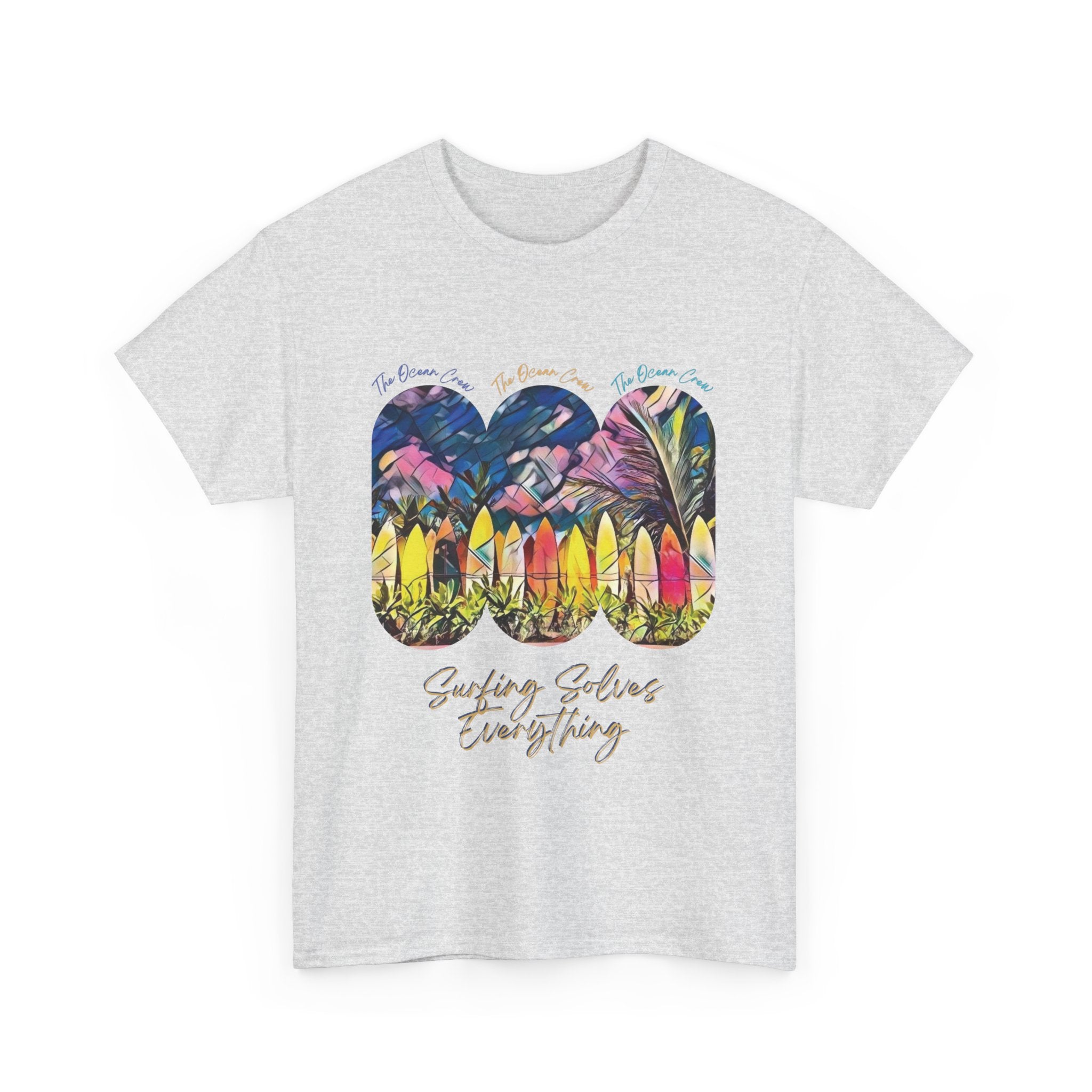 Unisex Heavy Cotton Tee Surf Palm
