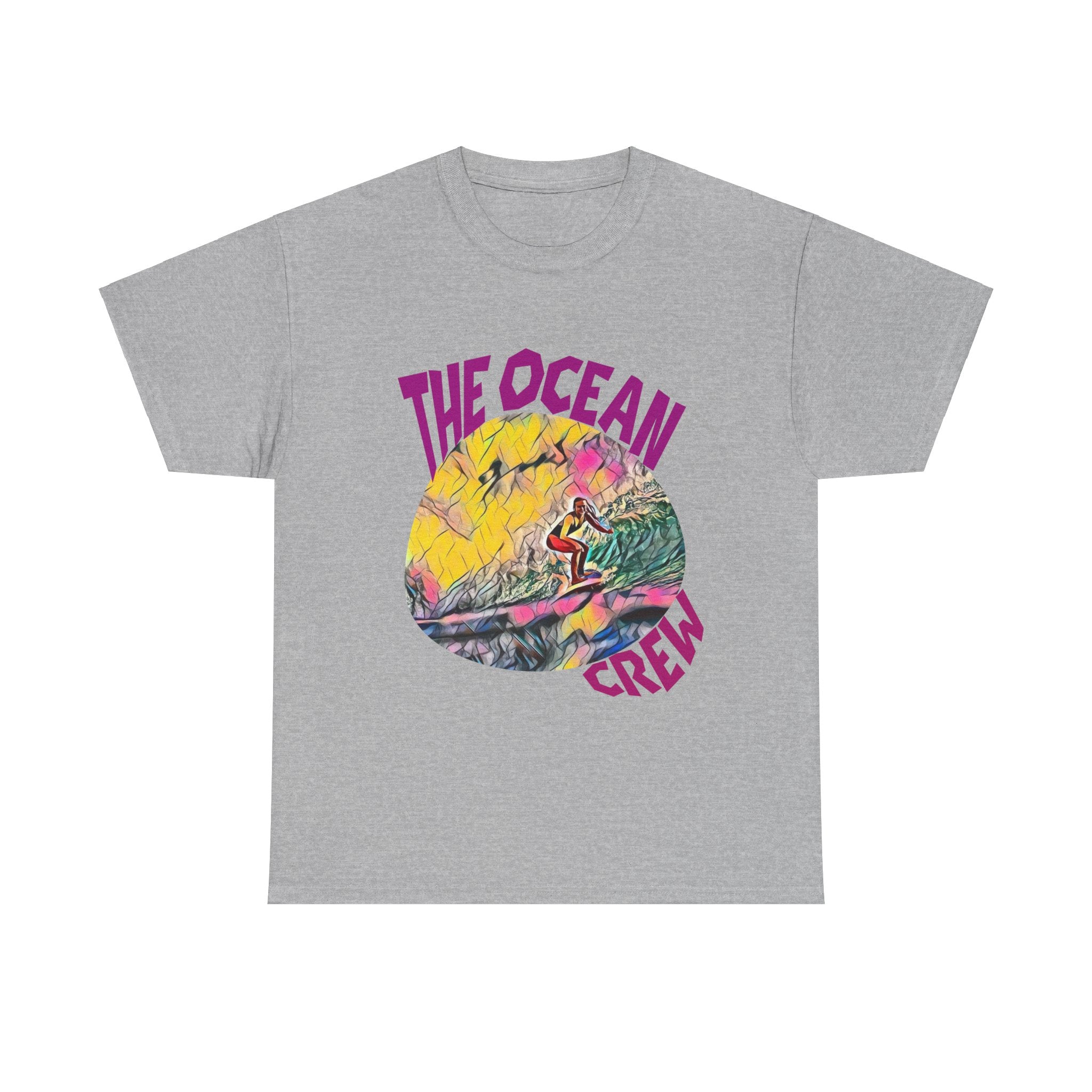Unisex Heavy Cotton Tee Surf Wave