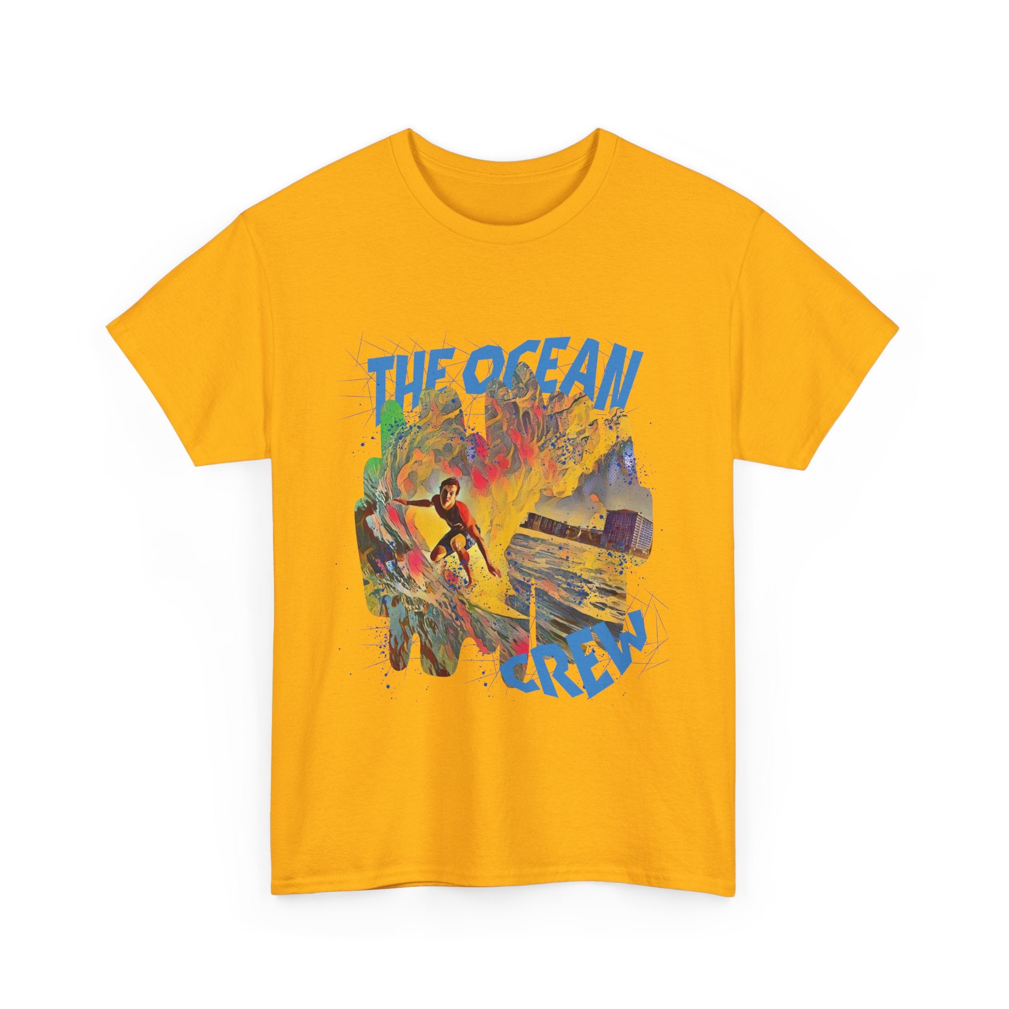 Unisex Heavy Cotton Tee Surf Ocean