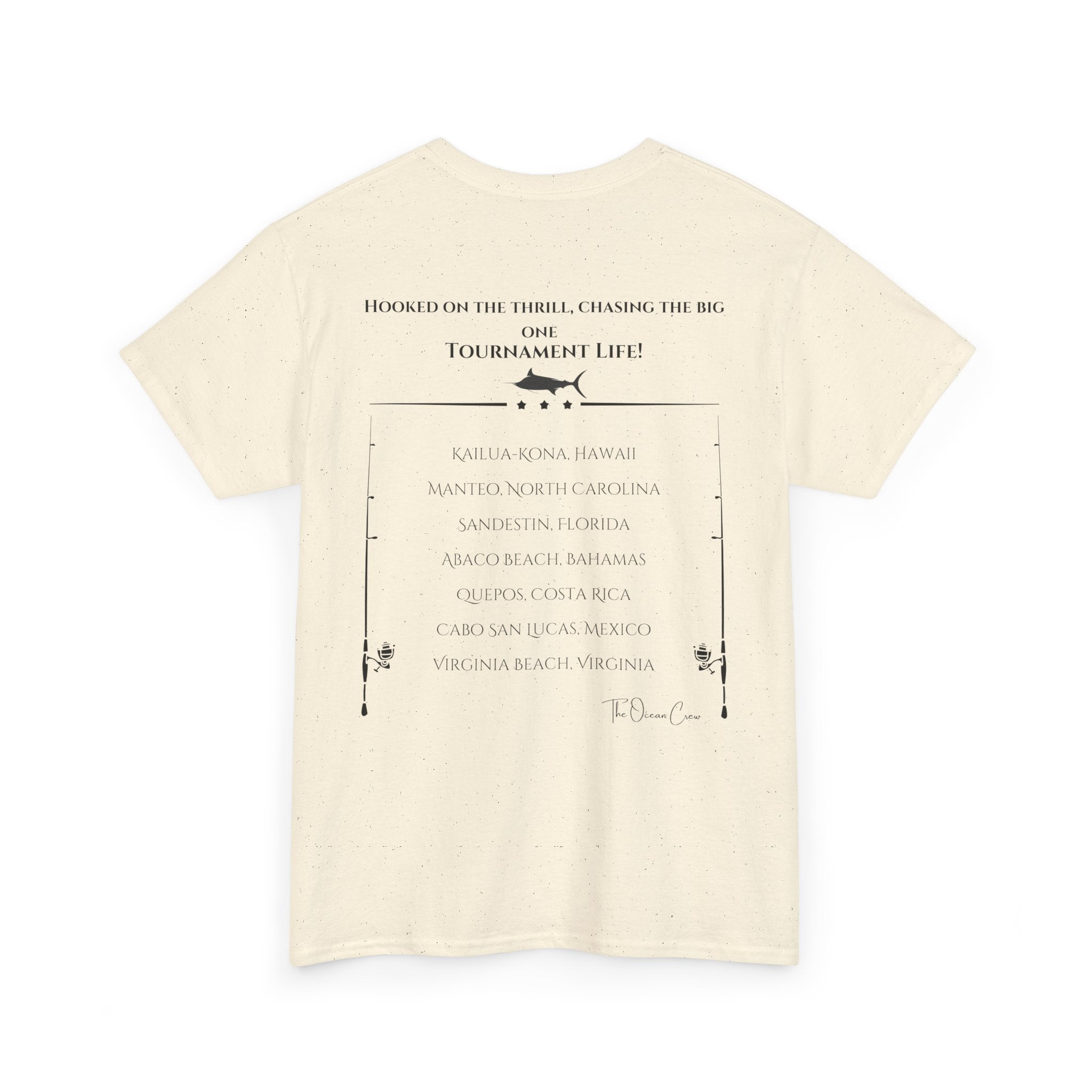 Unisex Heavy Cotton Tee Tournament Rod