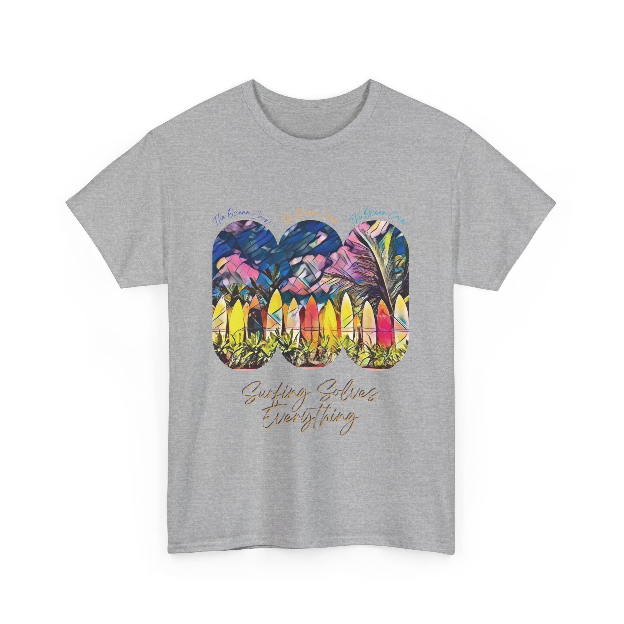 Unisex Heavy Cotton Tee Surf Palm