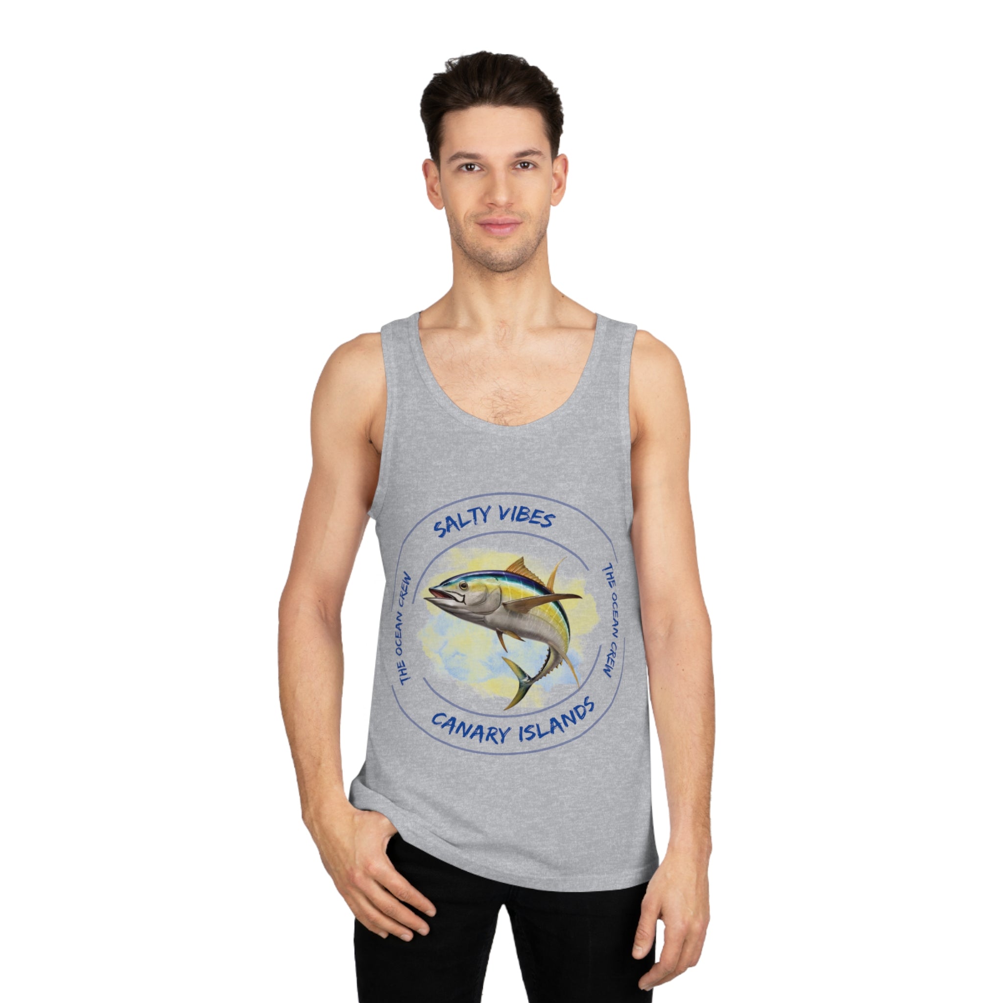 Unisex Softstyle™ Tank Top Salty Vibes Kanarische Inseln